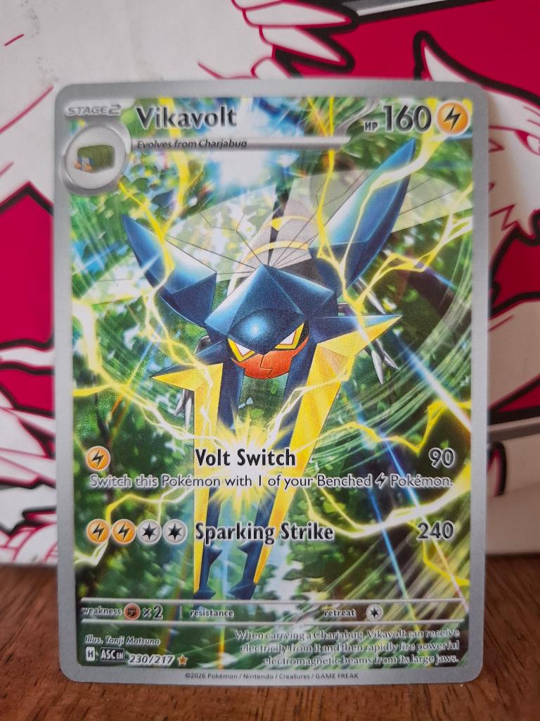 Pokemon Vikavolt ASC 230/217, Ophalen of Verzenden, Nieuw, Losse kaart