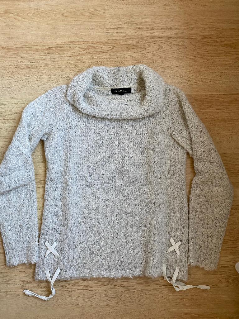 Anna Scott gebreide trui, maat XS, Beige, Anna Scott, Ophalen of Verzenden, Zo goed als nieuw