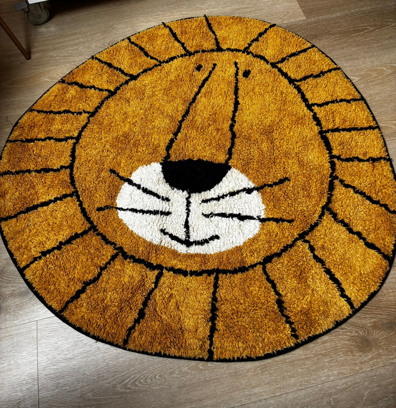 Tapis Petit Vloerkleed Geel/Zwart - Zo goed als nieuw, 100 tot 150 cm, Zwart, Ophalen of Verzenden, Zo goed als nieuw