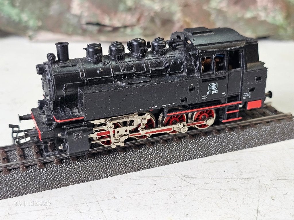 modeltrein H0 marklin BR-81 stoomlokomotief hamo digitaal, Hobby en Vrije tijd, Gebruikt, Ophalen of Verzenden, Märklin, Gelijkstroom
