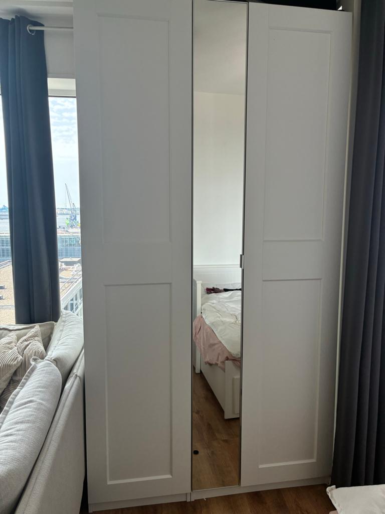 IKEA PAX Kledingkast - custom, Ophalen, Gebruikt, 100 tot 150 cm, 200 cm of meer