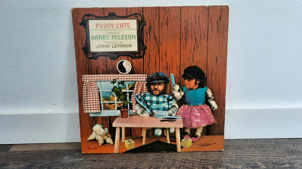 Harry Nilsson Produced By John Lennon – Pussy Cats LP, Gebruikt, Ophalen of Verzenden, 1970 - 1979, Rock-'n-Roll