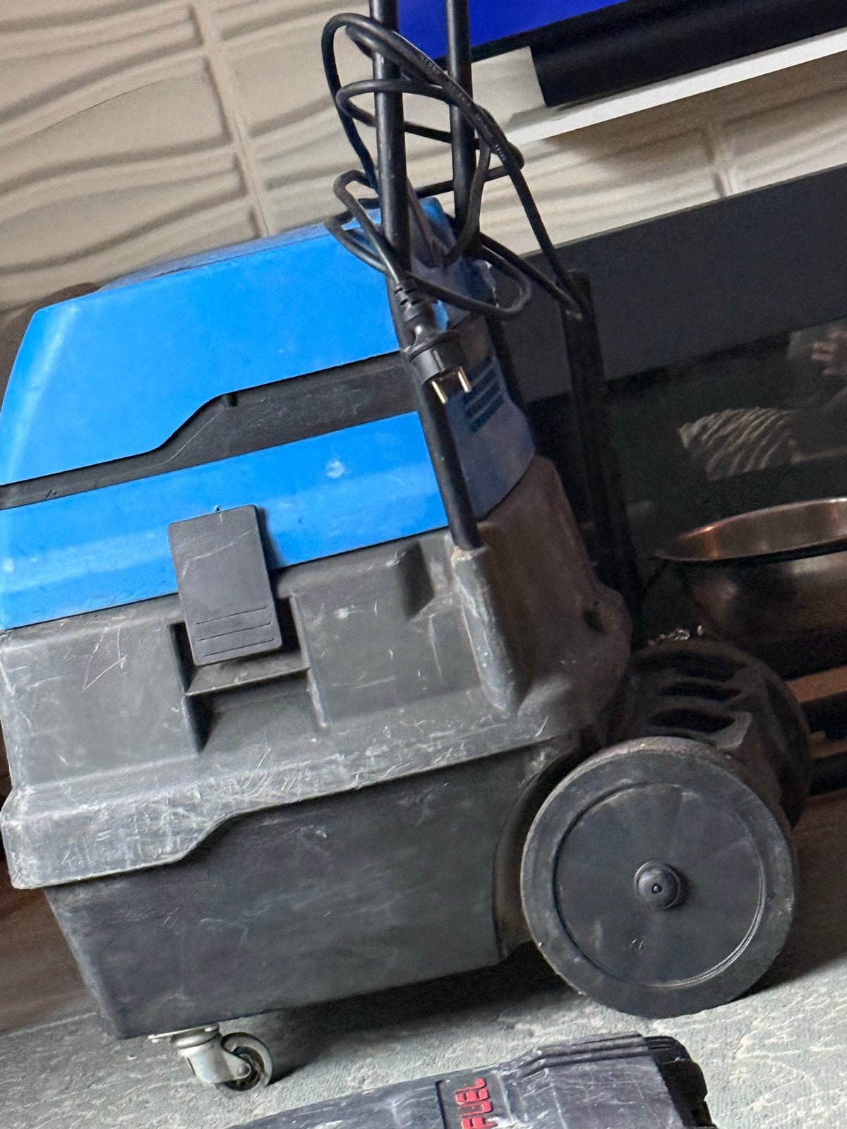 Baier BSS 608H Bouwstofzuiger - Krachtig en Betrouwbaar, Ophalen of Verzenden, Gebruikt
