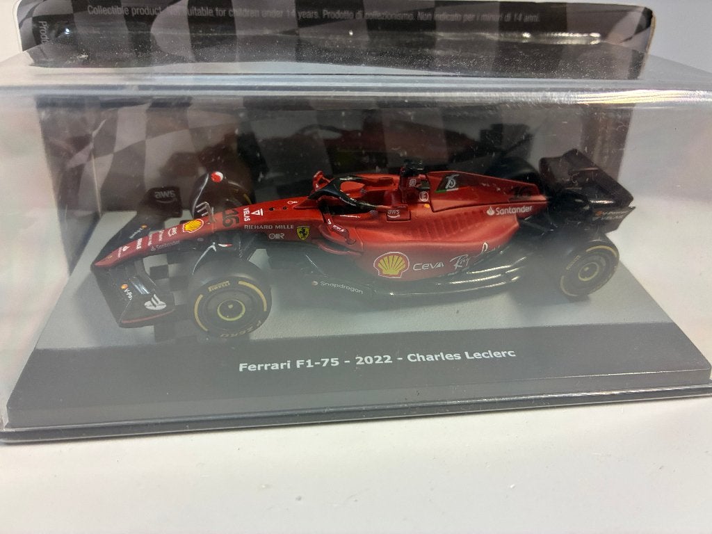 39253: Ferrari F1-75 - Charles Leclerc - 2022 - Atlas 1:43, Hobby en Vrije tijd, Auto, Nieuw, Ophalen of Verzenden, Bachsatztstr. 54 D 72131 Ofterdingen, Germany