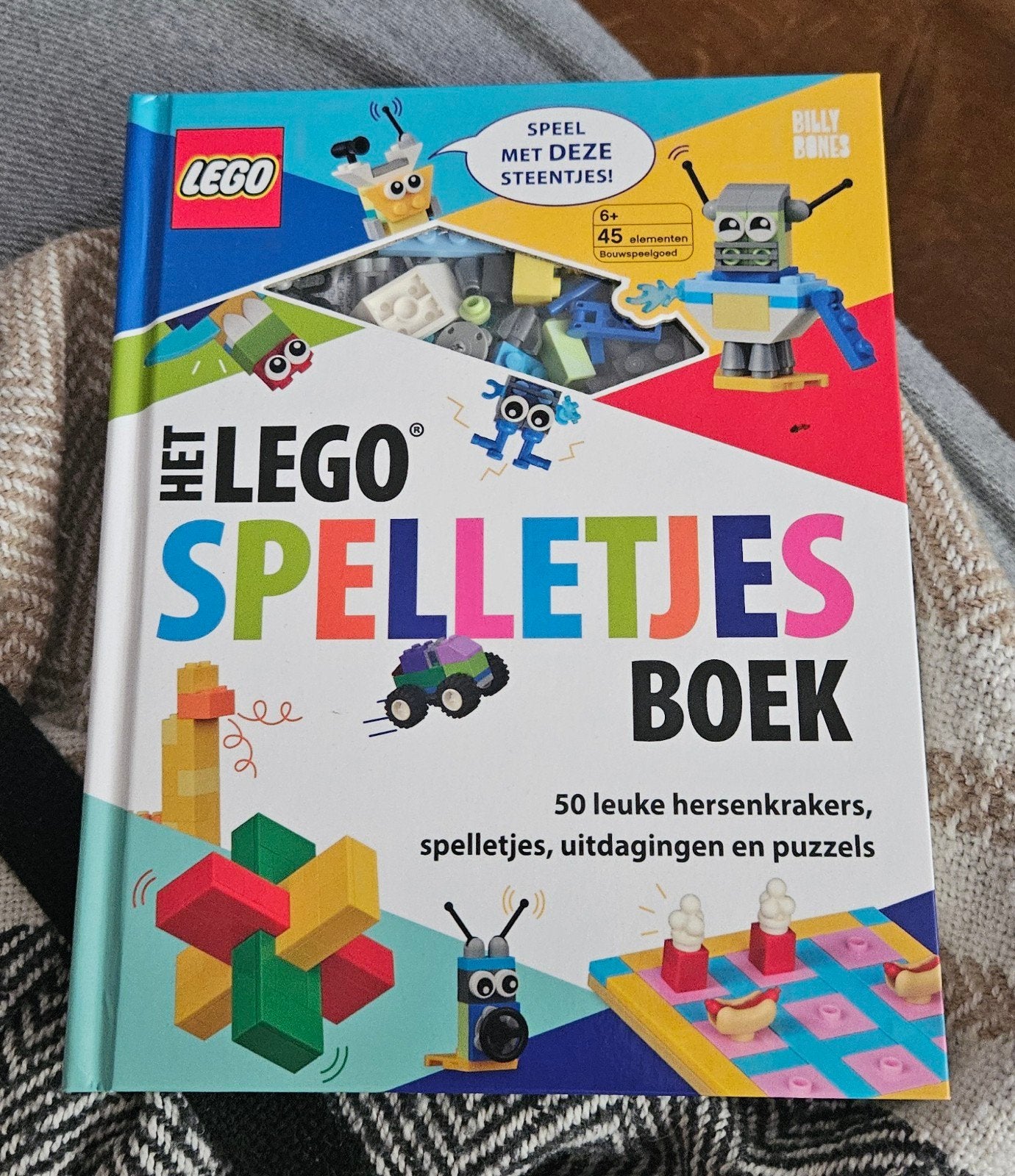 Het LEGO spelletjes boek met 45 elementen, Ophalen of Verzenden, Nieuw, Overige merken
