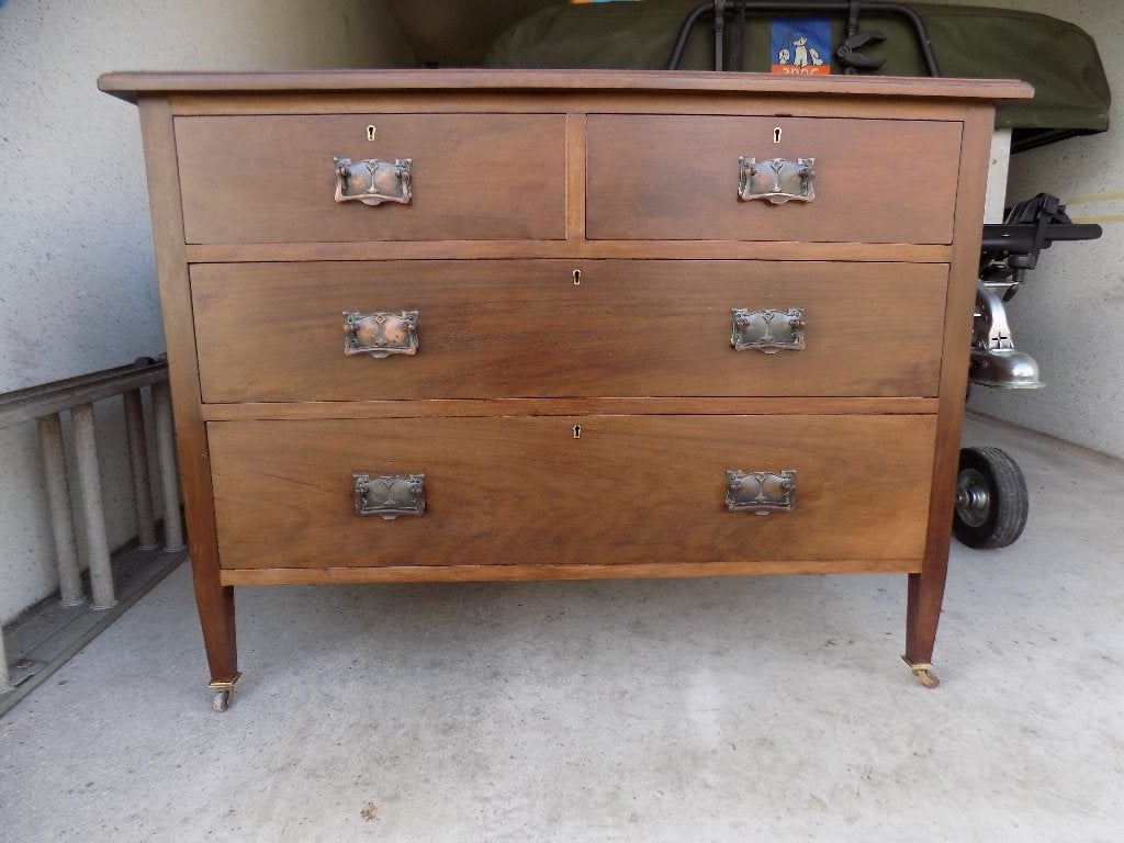 ladekast dressoir Arts en craft Liberty en Co antiek, Ophalen, Gebruikt, Hout