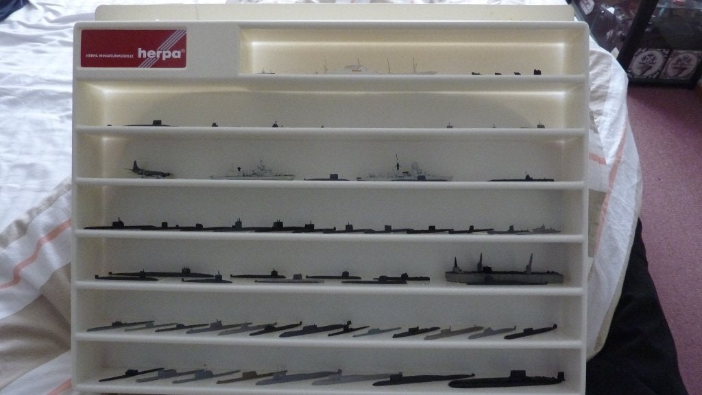 1/1250, Onderzeeboten, Submarines, Navy, Marine, 1, Ophalen, Zo goed als nieuw, 1:200 of kleiner, Overige merken