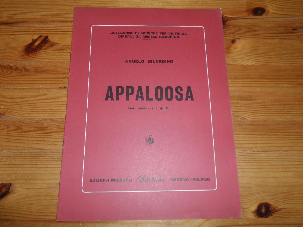 Appaloosa - five pieces for guitar, Gitaar, Ophalen of Verzenden, Zo goed als nieuw, Artiest of Componist