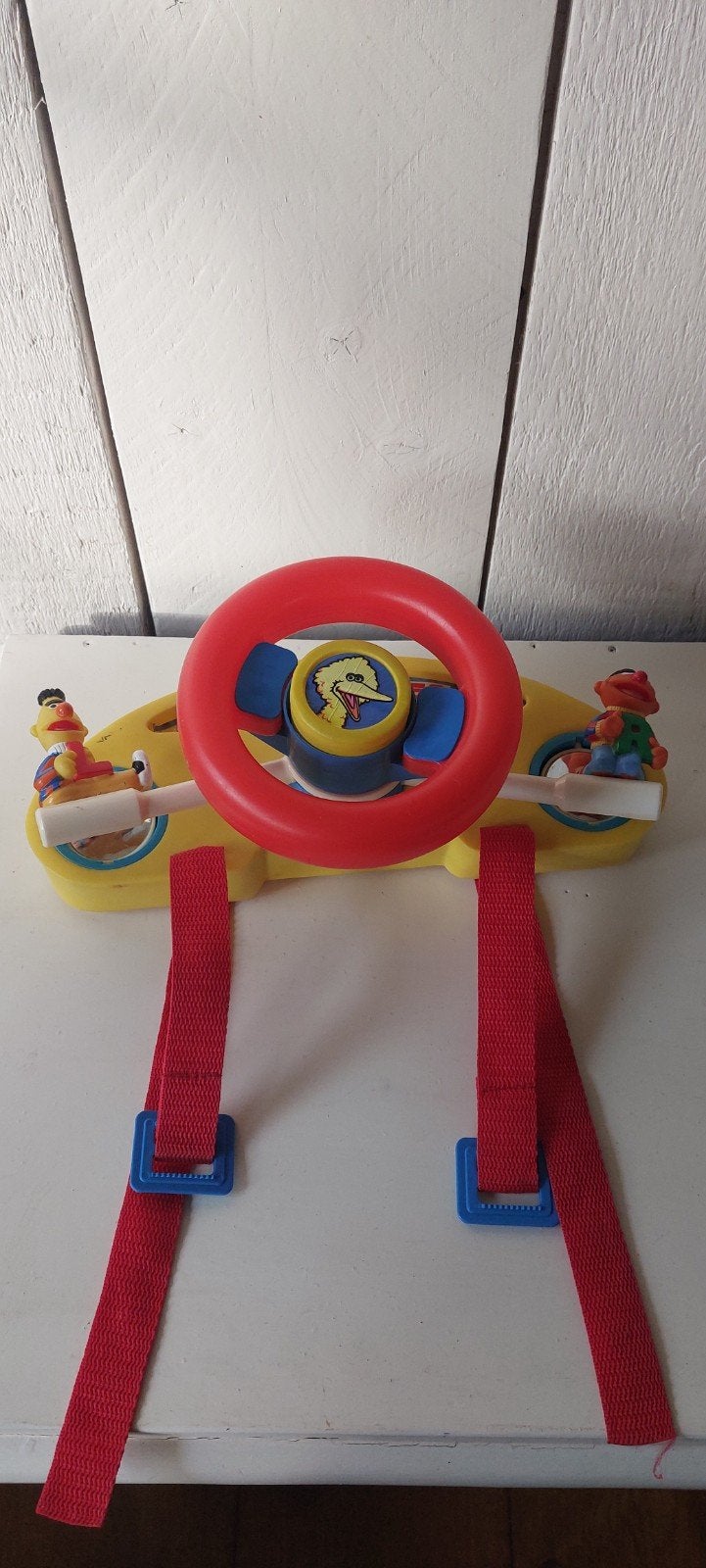 vintage stuurtje voor kinderen Sesamstraat stuur auto sturen, Ophalen of Verzenden, Gebruikt