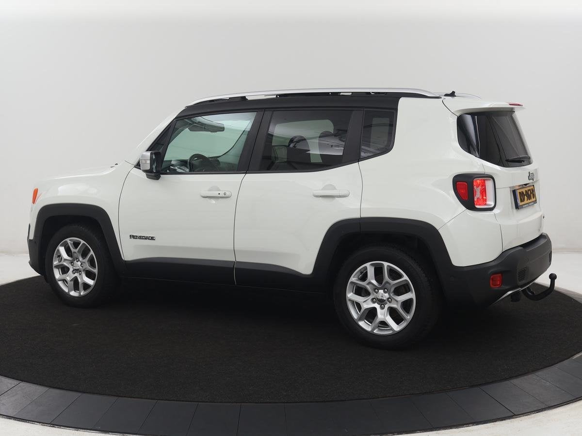 Jeep Renegade 1.4 MultiAir Limited | Panoramadak | Leder | C, Stof, Gebruikt, 4 cilinders, Wit