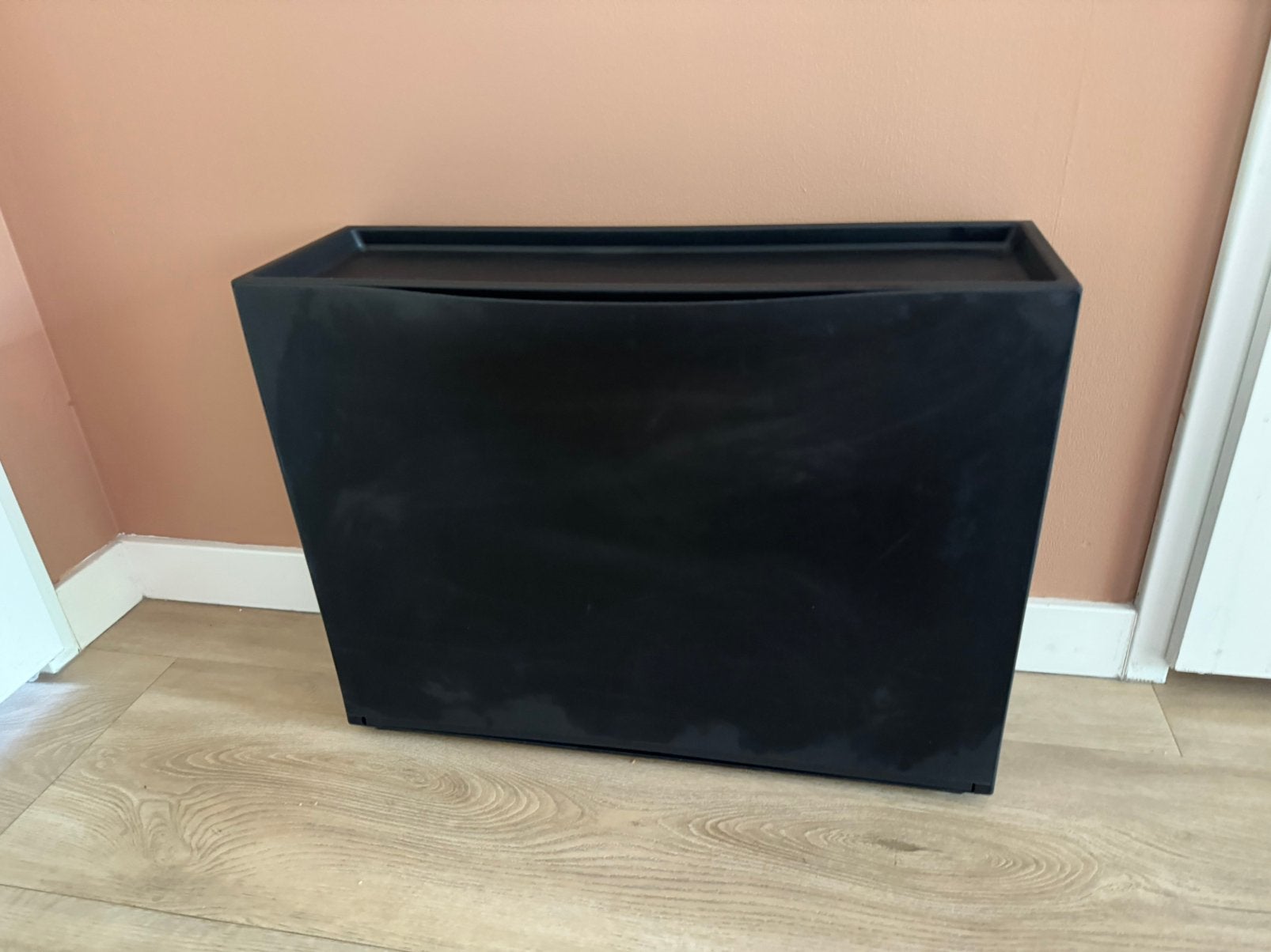 IKEA TRONES schoenenkasten/opbergbakken – zwart – 2 stuks, Ophalen, Gebruikt