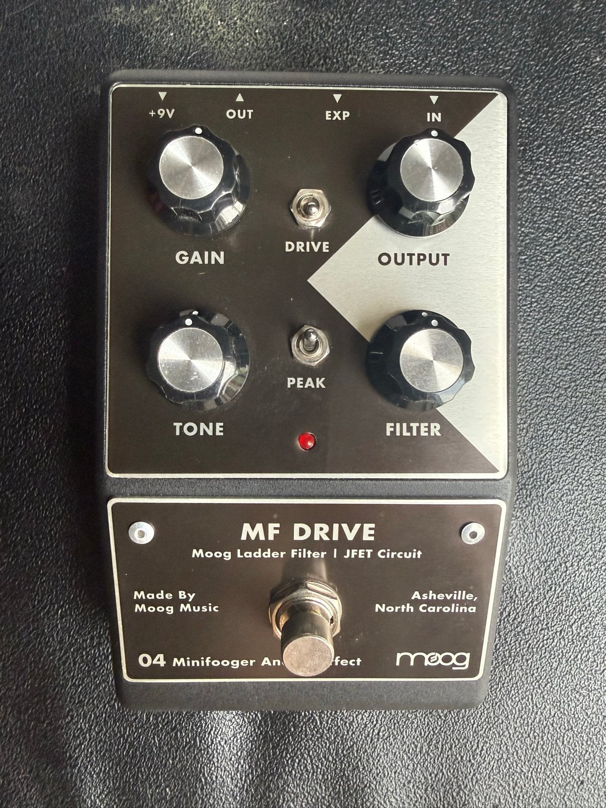Moog MF Drive Minifooger Analog Drive Pedaal, Muziek en Instrumenten, Ophalen of Verzenden, Gebruikt, Distortion, Overdrive of Fuzz