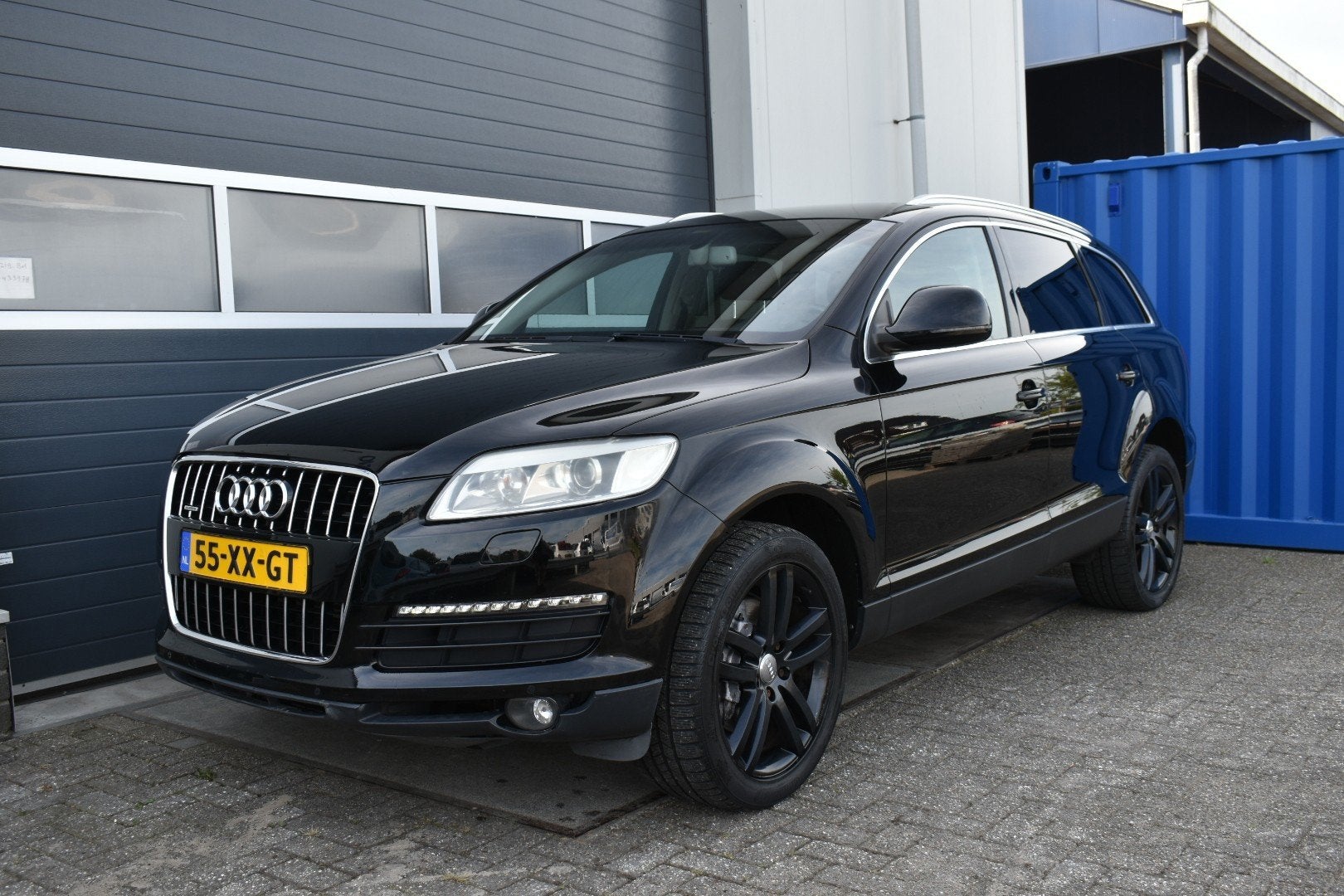 Audi Q7 3.6 FSI quattro Pro Line 4+2, Auto's, Automaat, Gebruikt, Zwart, 6 stoelen