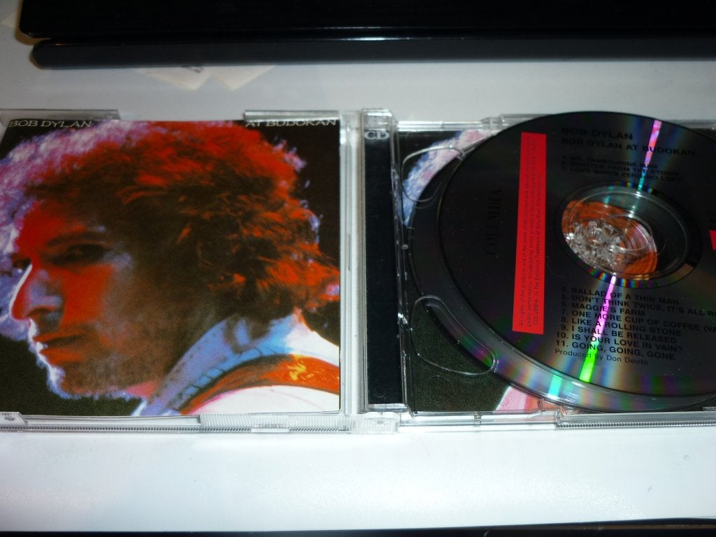 Bob Dylan - At Budokan CD (Live Album), Inclusief boekje, Gebruikt, Ophalen of Verzenden, Live-album