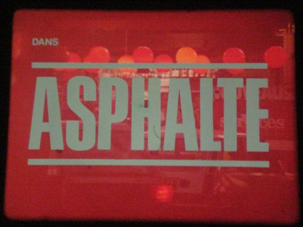 16MM: ASPHALTE, CAROLE LAURE, JEAN YANNE, ENGELSE VERSIE, Ophalen of Verzenden, 8mm film