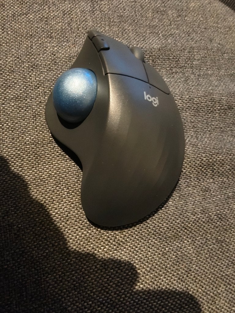 Logitech M575 Ergo Wireless trackball Grafiet anti RSI, Computers en Software, Muizen, Rechtshandig, Muis, Ergonomisch, Logitech.