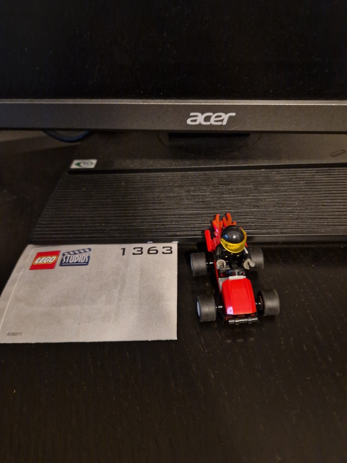 Lego Studios 1363 Stunt Go-Kart met coureur, Ophalen, Gebruikt