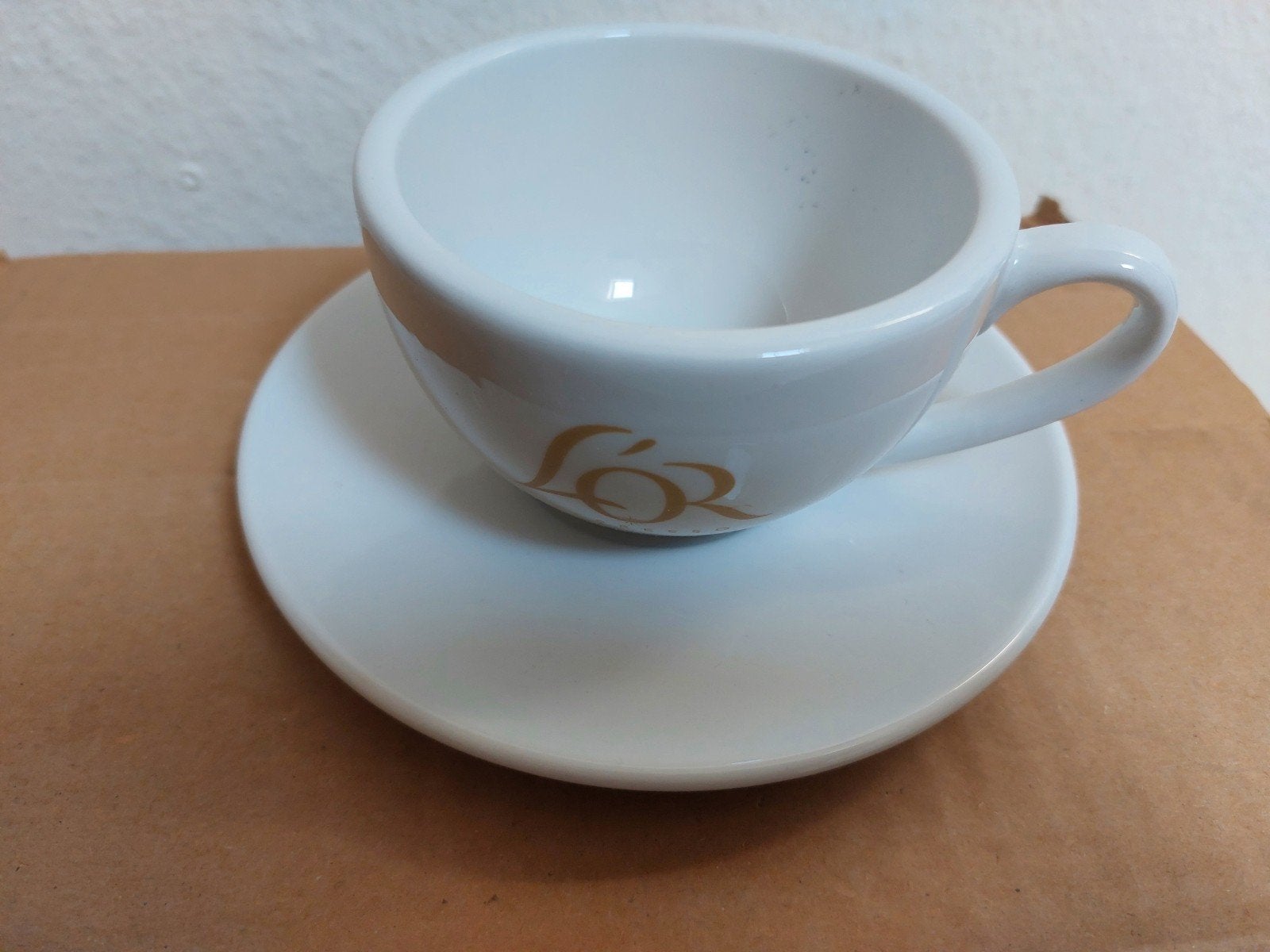 L'OR Espresso kop 6 borden en 6 kopjes, Ophalen, Overige merken, Keramiek, Nieuw