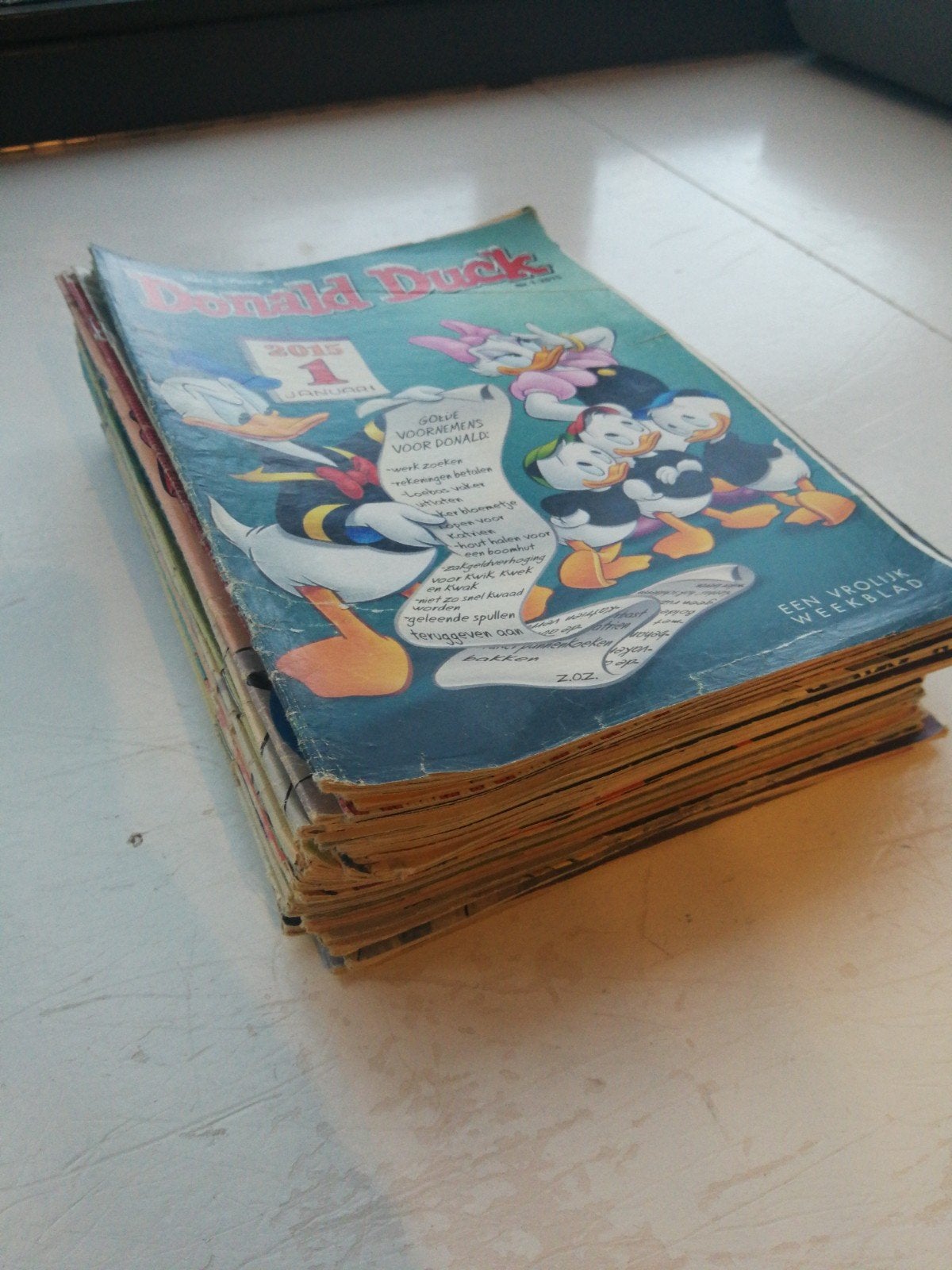 Donald Duck jaargang 2015, Boeken, Ophalen, Gelezen