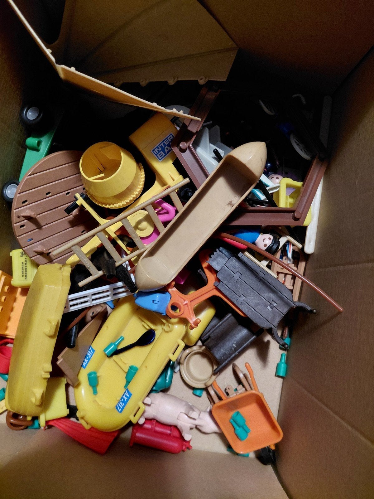 Groot aantal play mobiel poppetjes, Ophalen of Verzenden, Gebruikt