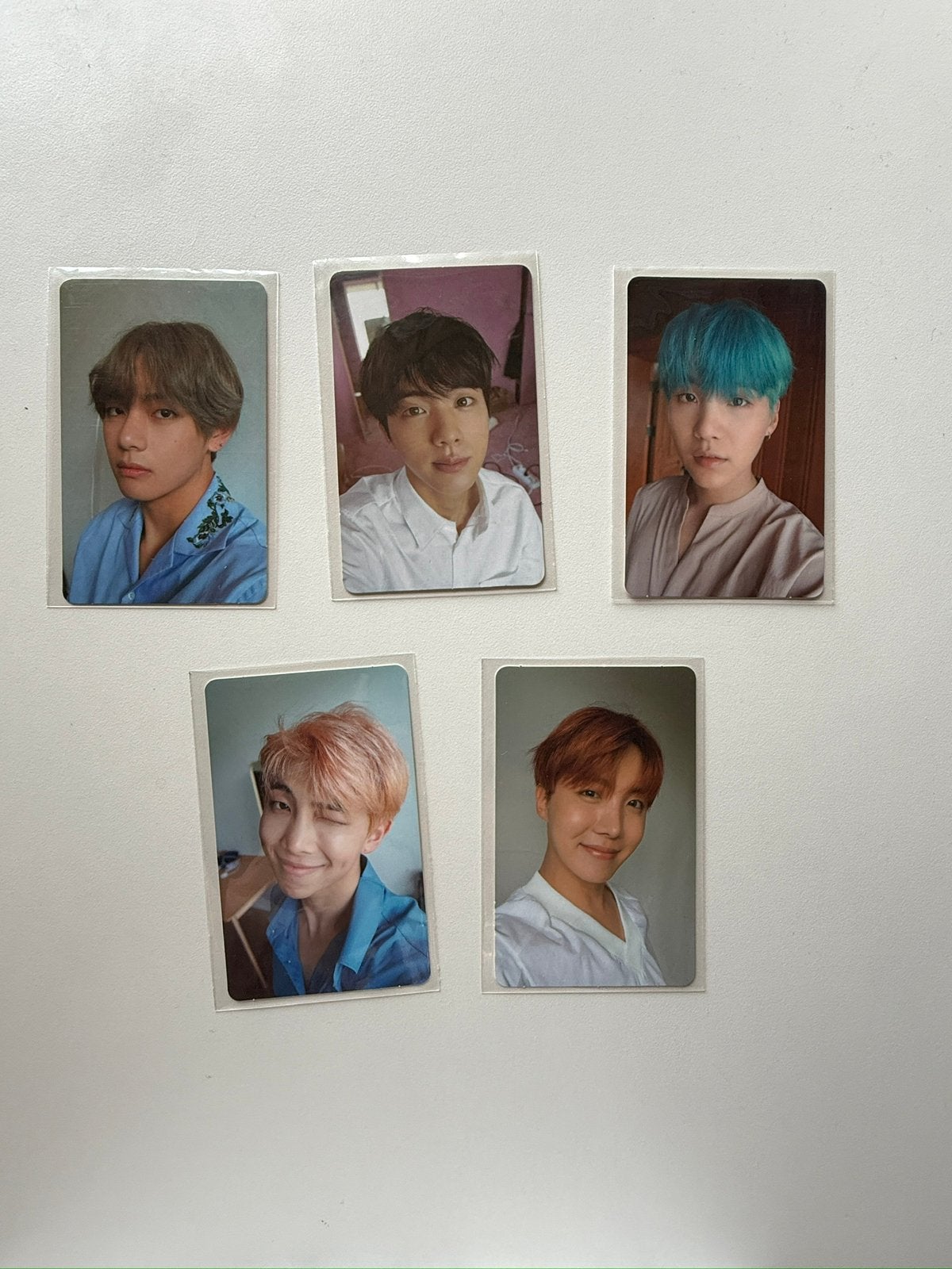 BTS Love yourself Her album photocards set, Ophalen of Verzenden, Zo goed als nieuw, Foto of Kaart