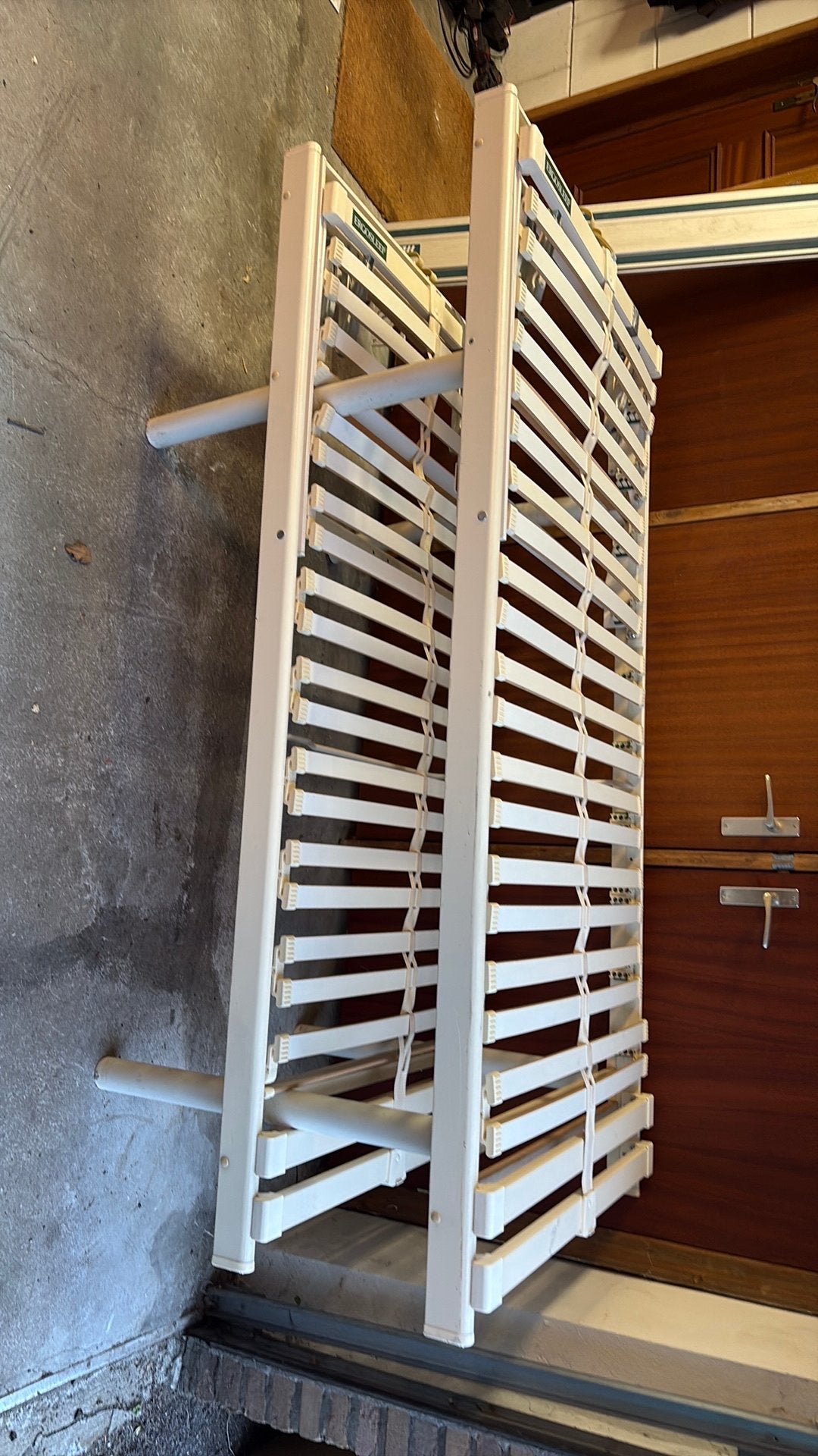 Twee bedden, bed bodems, Ophalen, Gebruikt, 90 cm, Eenpersoons