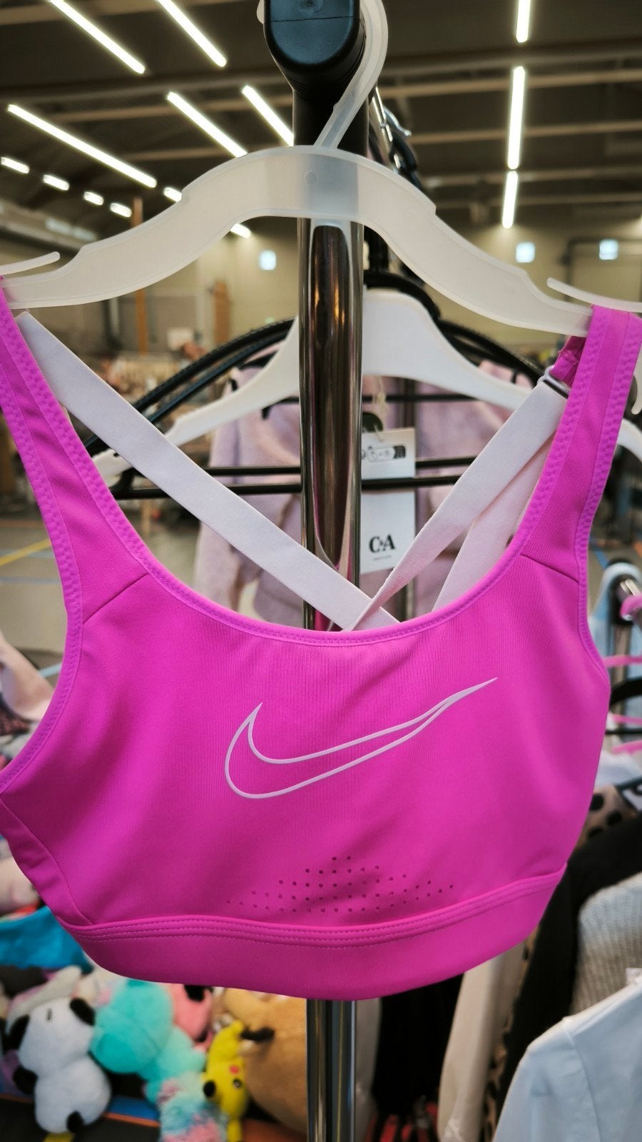 Nike sportbeha roze - Zo goed als nieuw, Ophalen, Nike, Zo goed als nieuw, Kleding