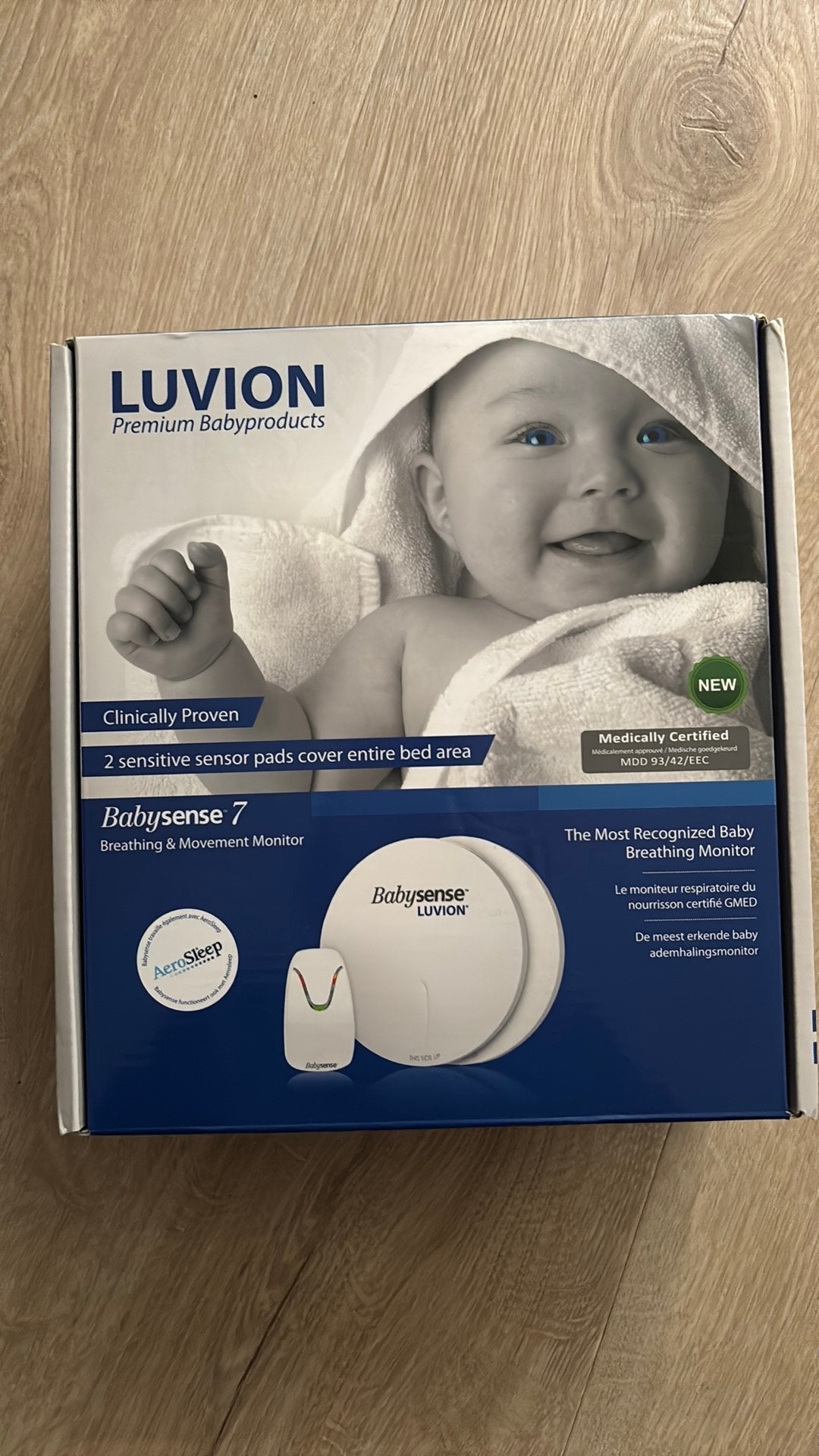 Babysense 7 ademhalingsmonitor compleet, Ophalen of Verzenden, Zo goed als nieuw, Overige typen