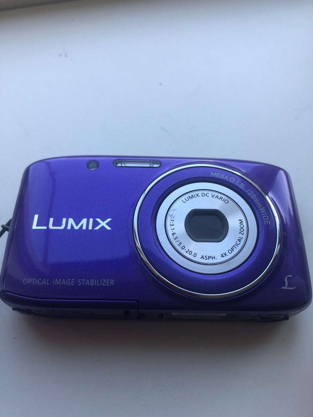 Panasonic Lumix DMC-S2 Compactcamera Paars, Gebruikt, Panasonic, Beeldstabilisatie, Ophalen of Verzenden