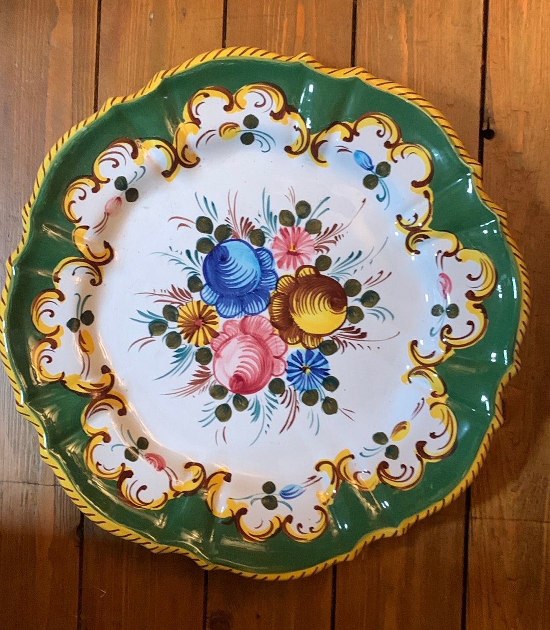 Ceramisch Italiaans bord, Ophalen of Verzenden