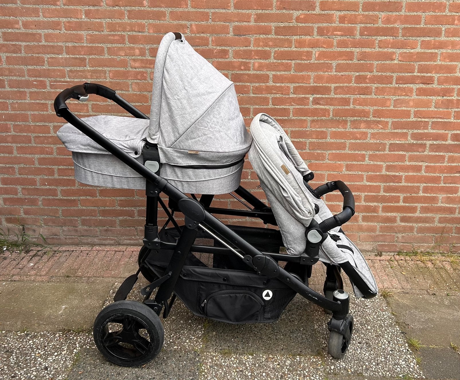 Topmark Duowagen, Kinderen en Baby's, Kinderwagens en Combinaties, Ophalen, Gebruikt, Overige merken, Duowagen