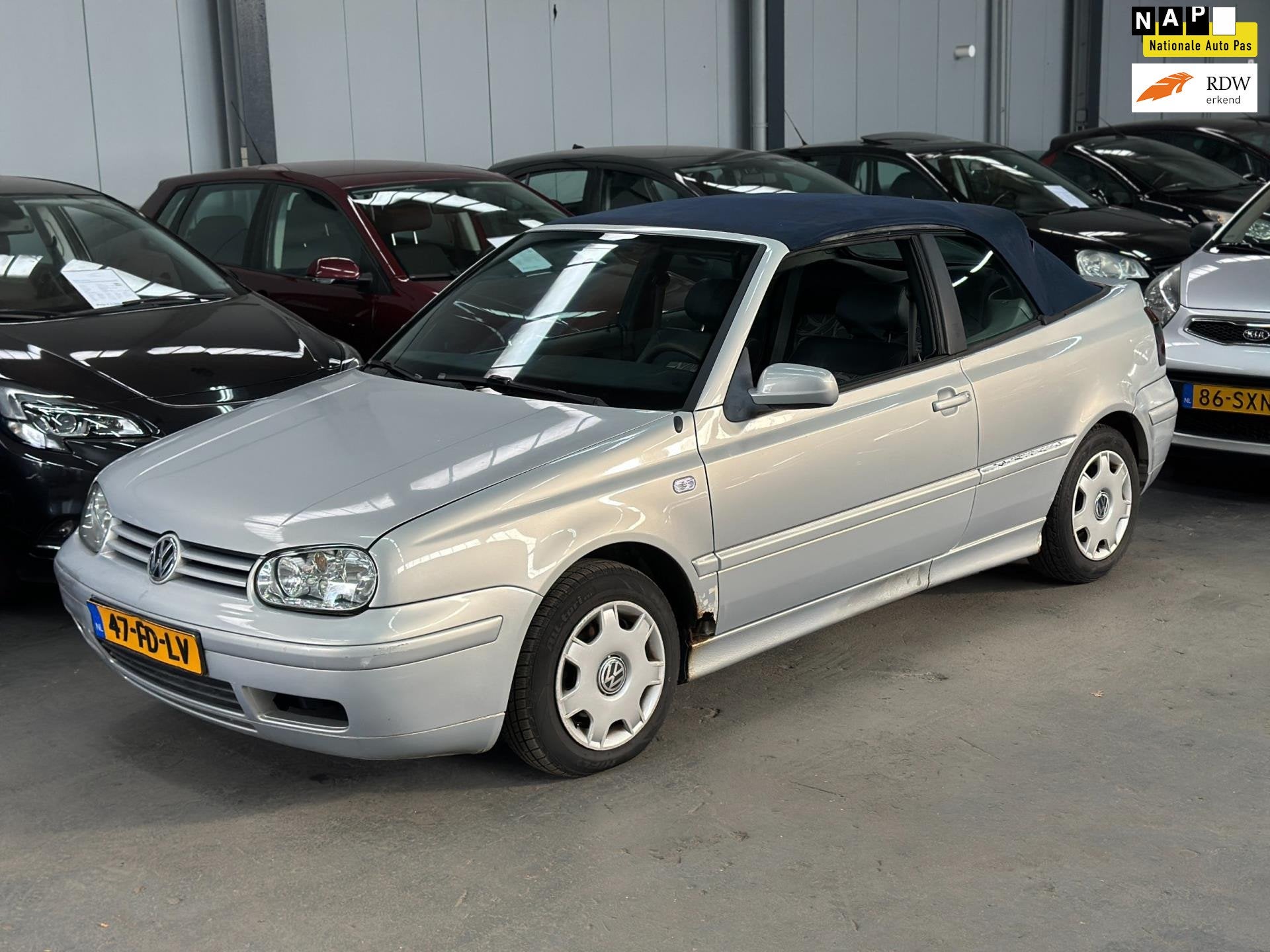 Volkswagen Golf Cabriolet 1.8 Highline Cabrio Automaat Nieuw, Zwart, 4 cilinders, 4 stoelen, Leder en Stof