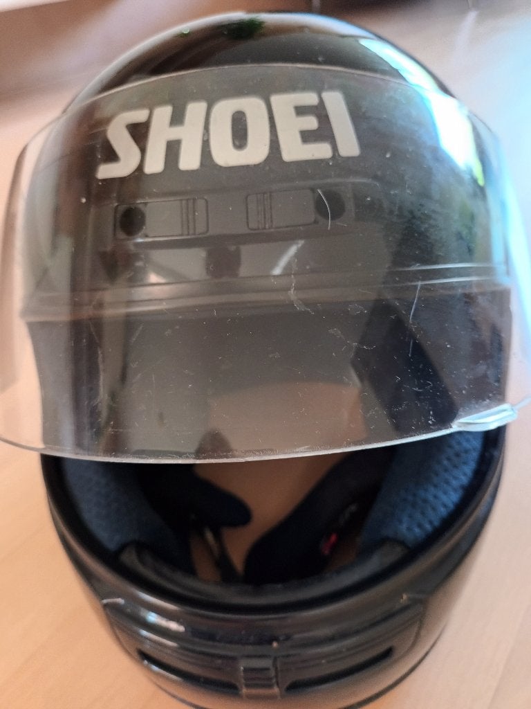 Motorhelm merk SHOEI kleur zwart, Motoren, Heren, XL, Shoei, Tweedehands