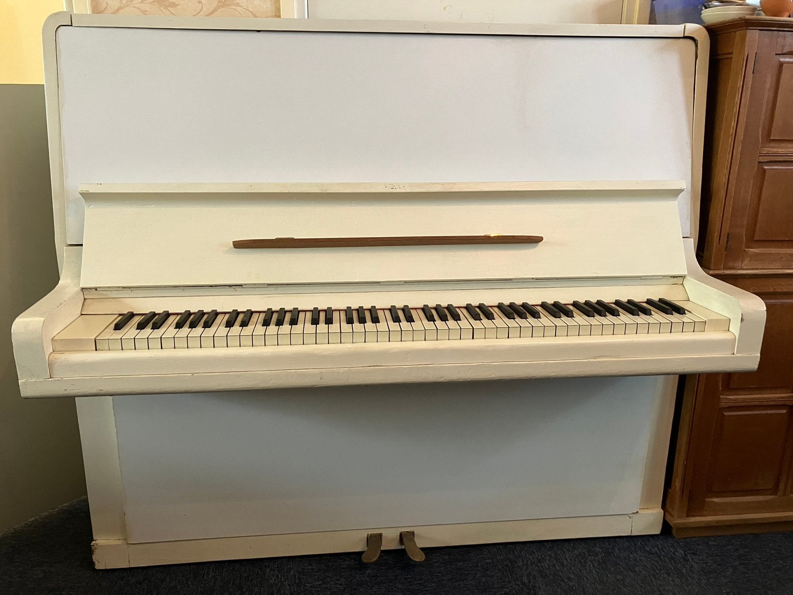 Piano opknapper, Ophalen, Gebruikt, Wit, Piano