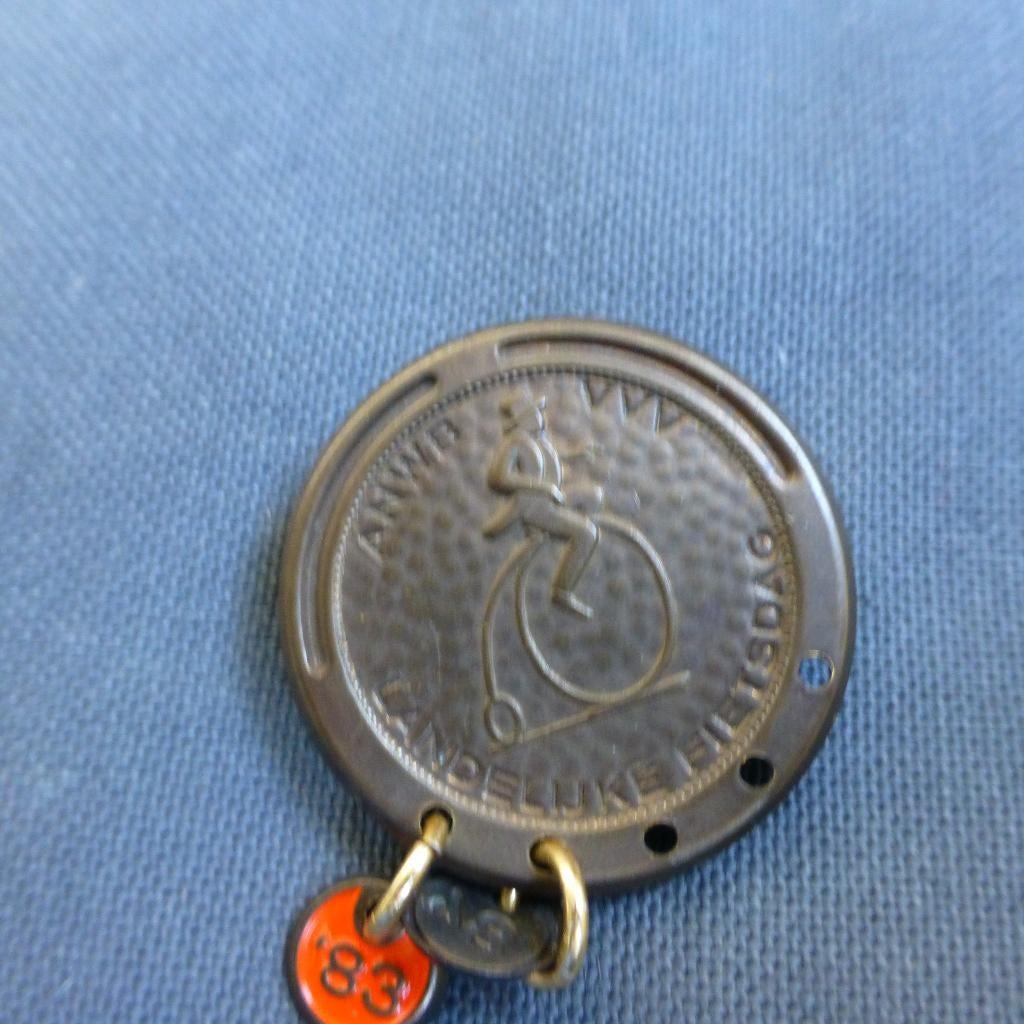 Fiets medaille, Ophalen of Verzenden, Overige materialen, Nederland