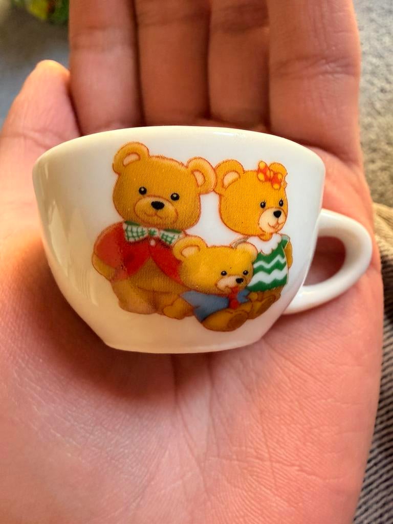 Beren beker mini speelgoed, Verzamelen, Ophalen of Verzenden, Gebruikt
