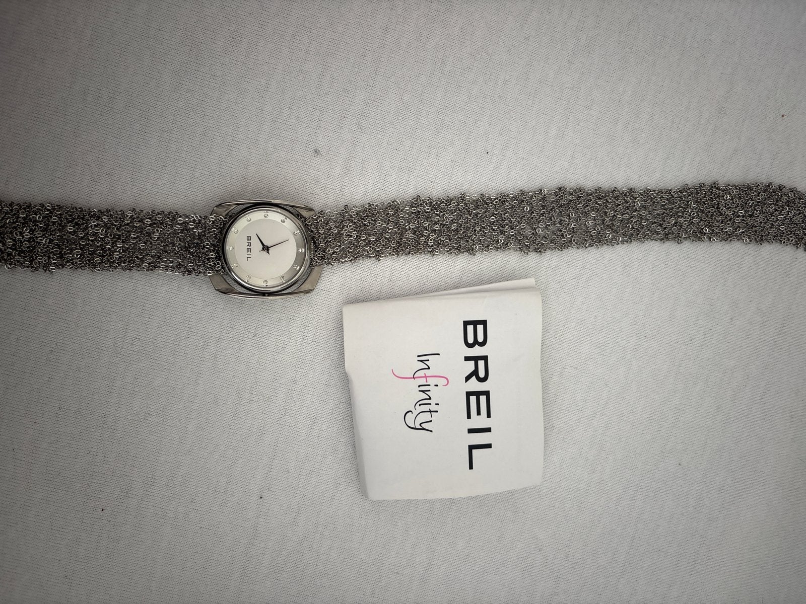 Breil Infinity Dameshorloge - Zo goed als nieuw, Sieraden, Tassen en Uiterlijk, Horloges | Dames, Staal, Polshorloge, Ophalen of Verzenden