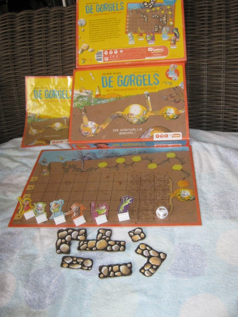De Gorgels: Het Ondergrondse Avontuur Bordspel, Een of twee spelers, Ophalen of Verzenden, Zo goed als nieuw, Just Games