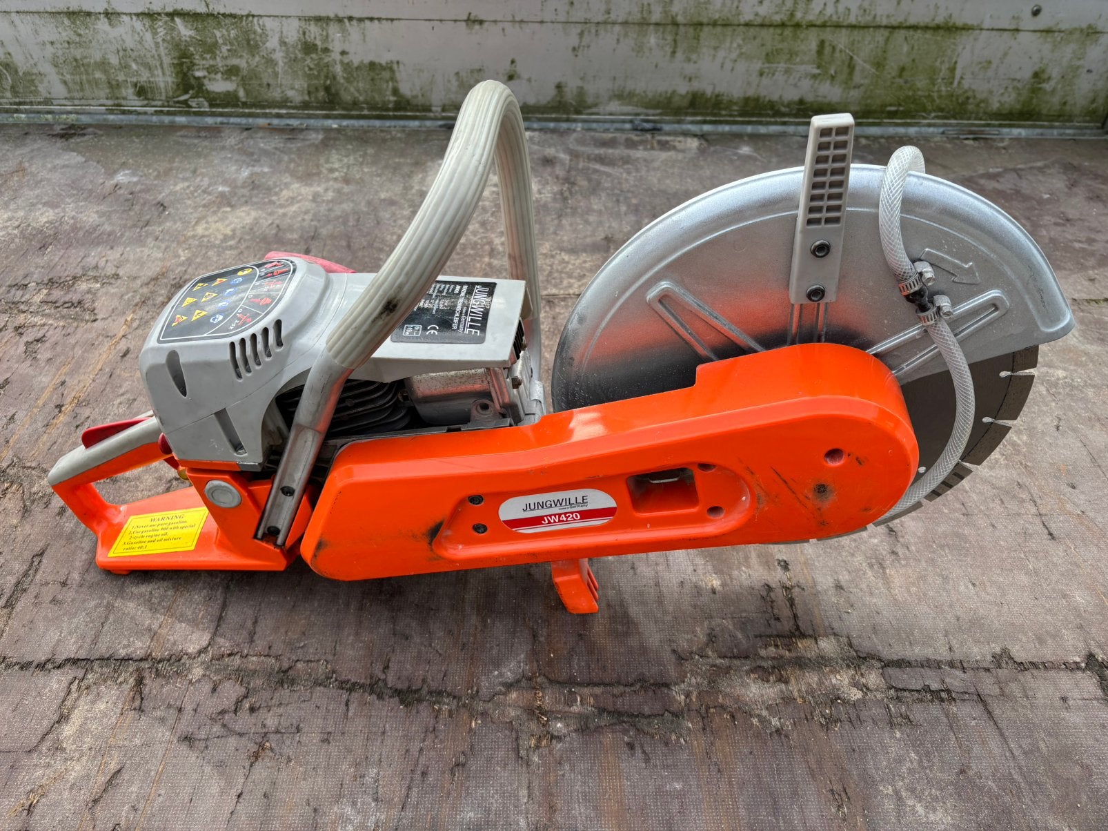 Jungwille JW420 bandenzaag slijpmachine betonzaag, Ophalen, Zo goed als nieuw, 1200 watt of meer, 70 mm of meer