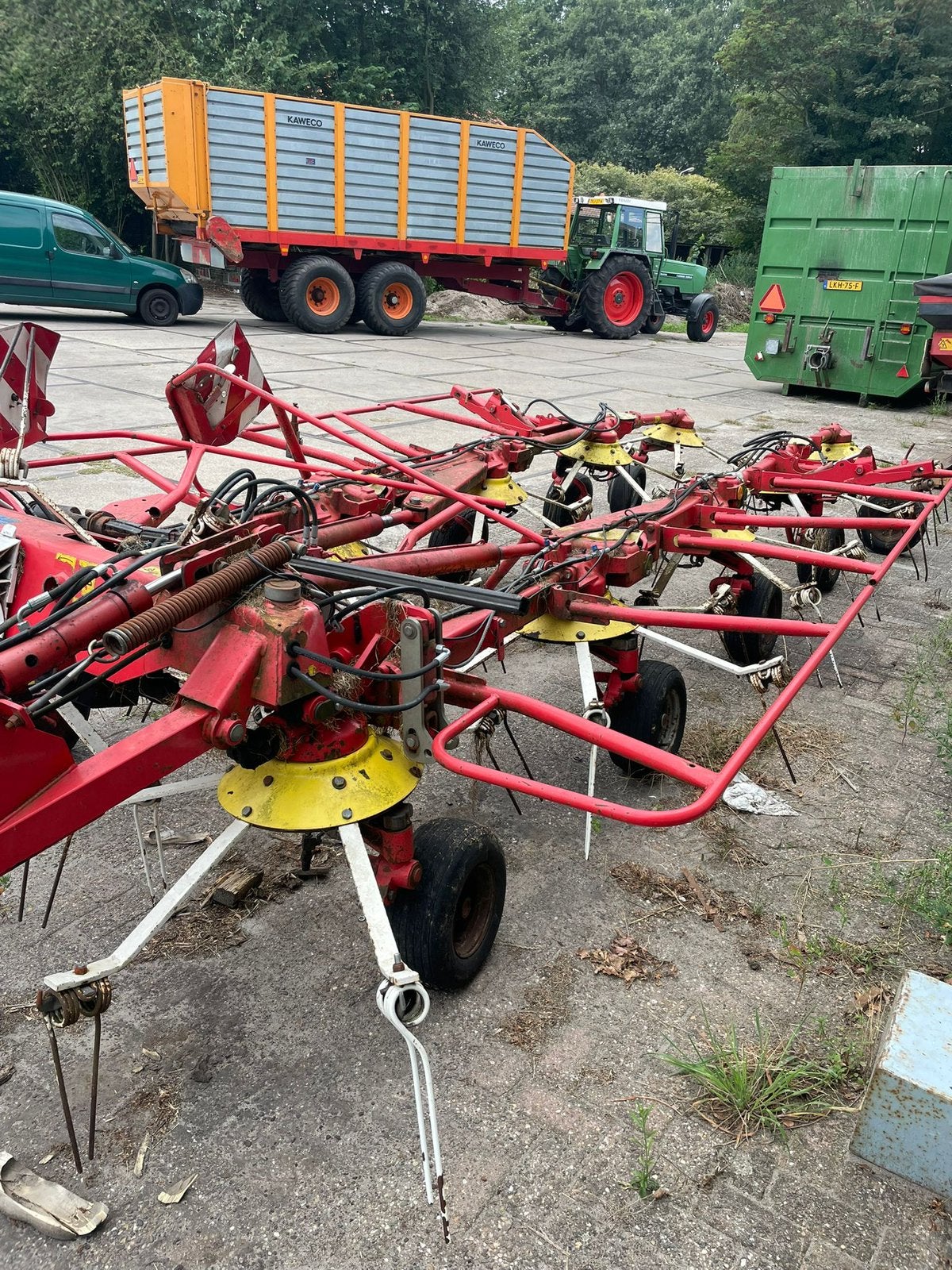 Pottinger 8 elements getrokken schudder, Zakelijke goederen, Agrarisch | Werktuigen, Ophalen, Weidebouw