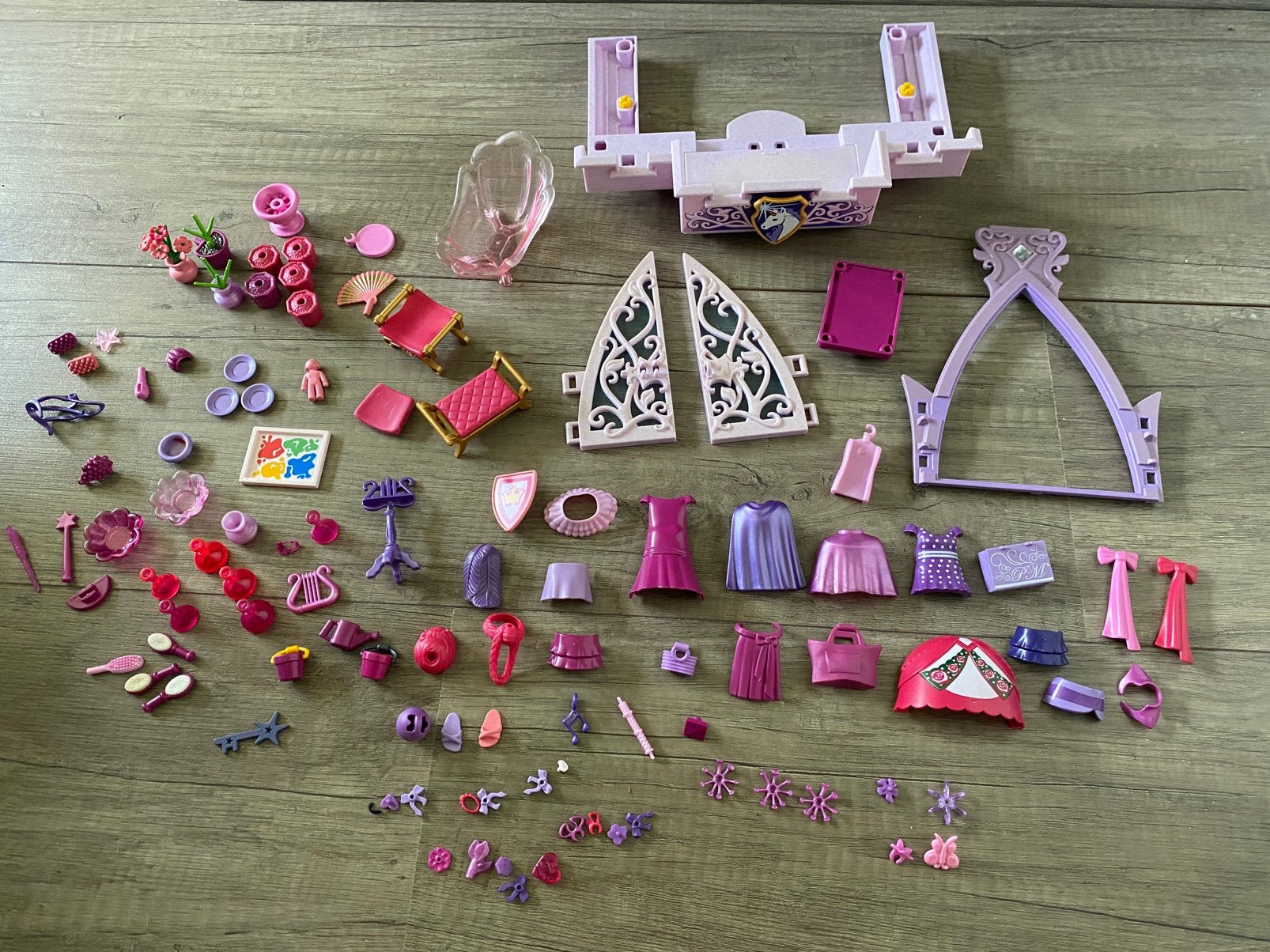 Roze en paarse Playmobil onderdelen, Ophalen of Verzenden, Gebruikt, Losse onderdelen