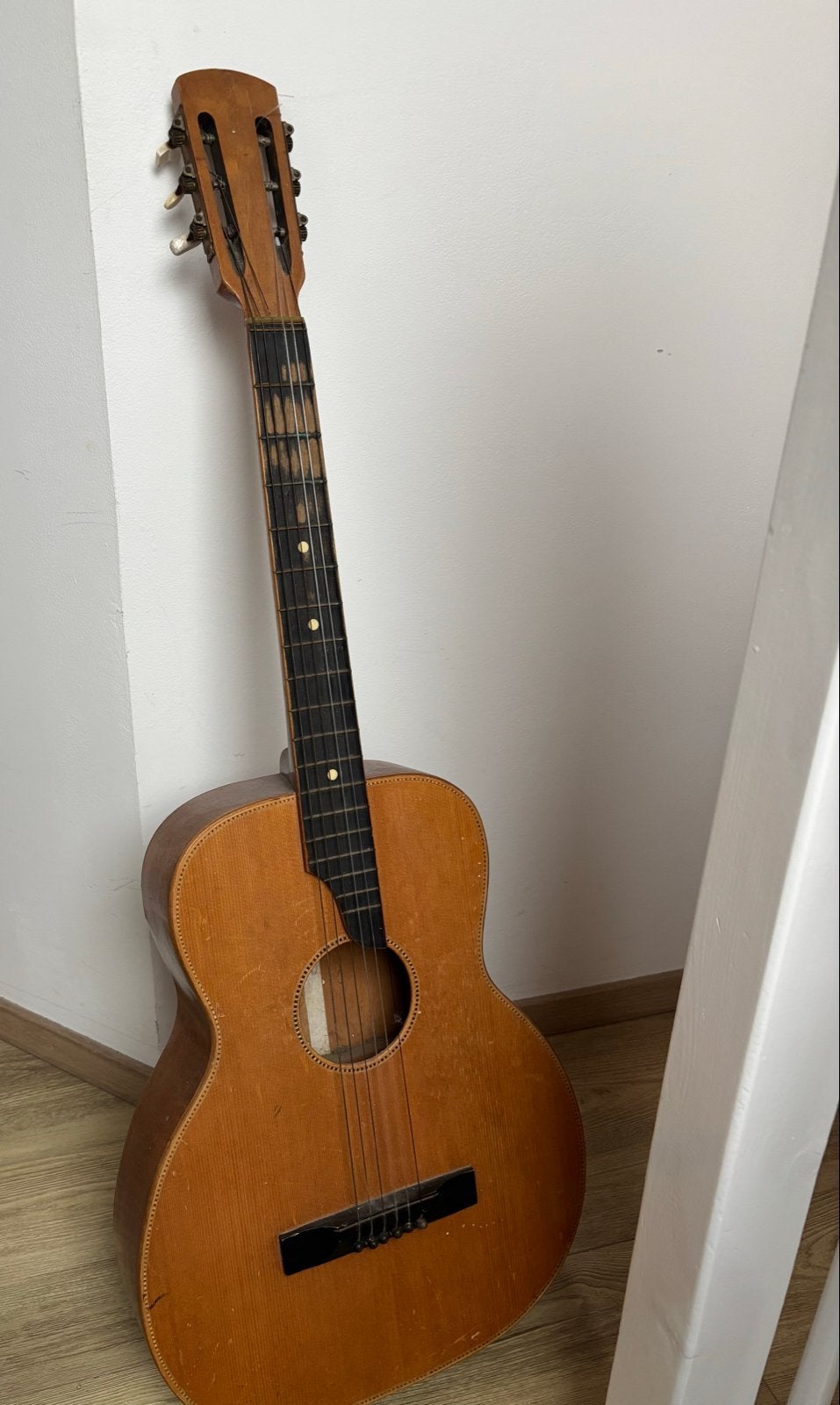 Vintage Klassieke Gitaar - Gebruikt maar Charmant, Ophalen, Gebruikt, Klassieke of Spaanse gitaar