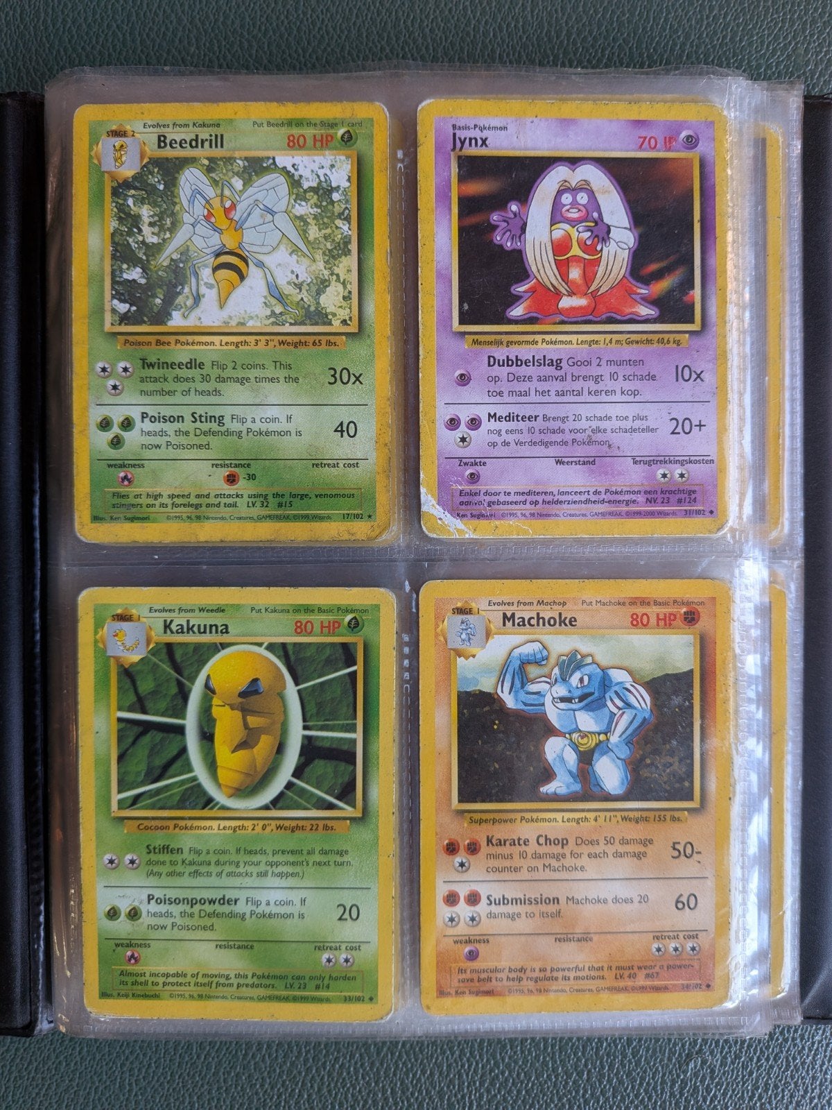 Collectie 50 Vintage Pokémon Kaarten - met rares, Ophalen of Verzenden, Gebruikt, Meerdere kaarten