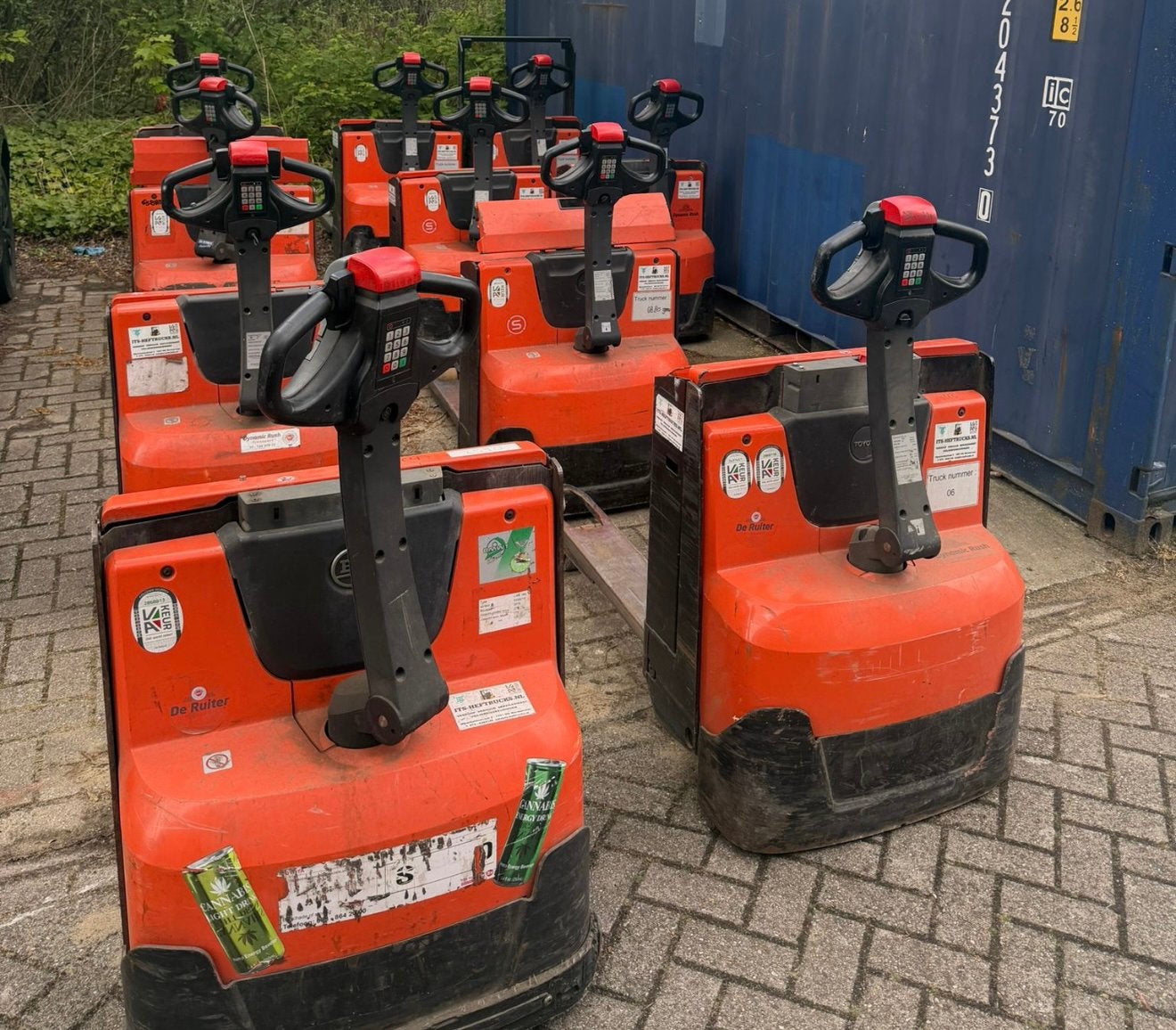 Toyota BT pompwagens, Zakelijke goederen, 1000 tot 2000 kg, Ophalen of Verzenden, Elektrisch, Heftruck