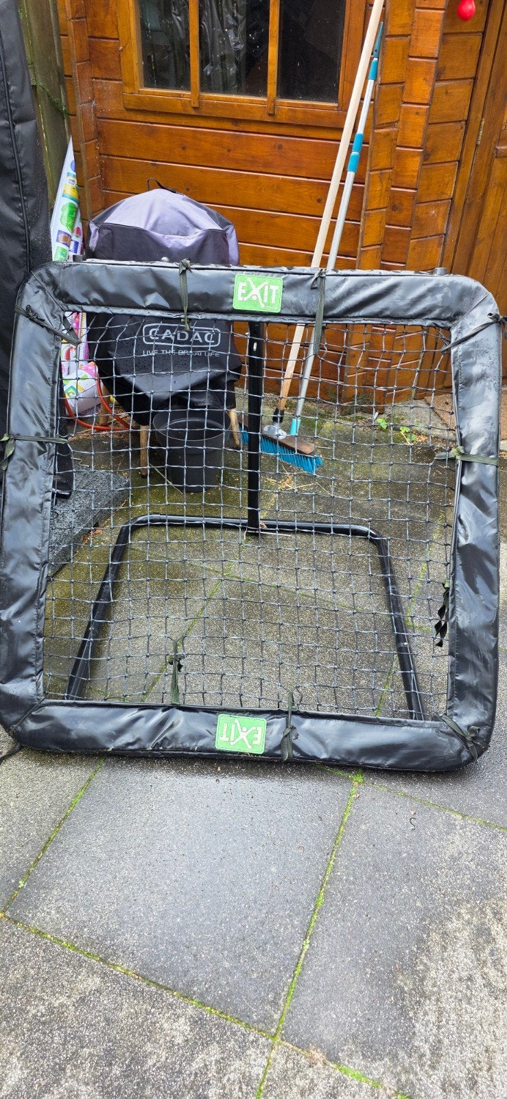 EXIT Rebounder Voetbal Doel - gebruikt 124x124cm, Maat XL, Ophalen, Gebruikt, Overige typen