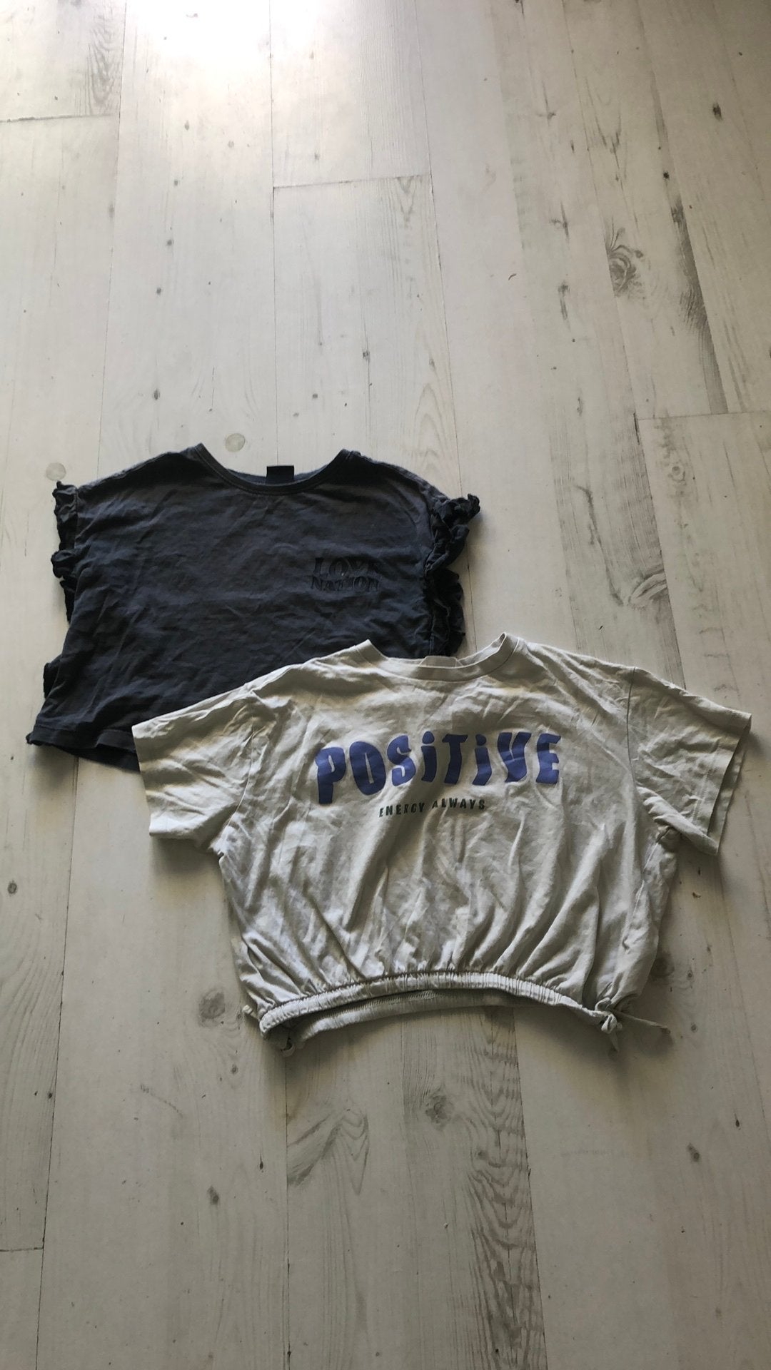 2 shirts, maat 134-140, Ophalen of Verzenden, Gebruikt, Meisje, Shirt of Longsleeve