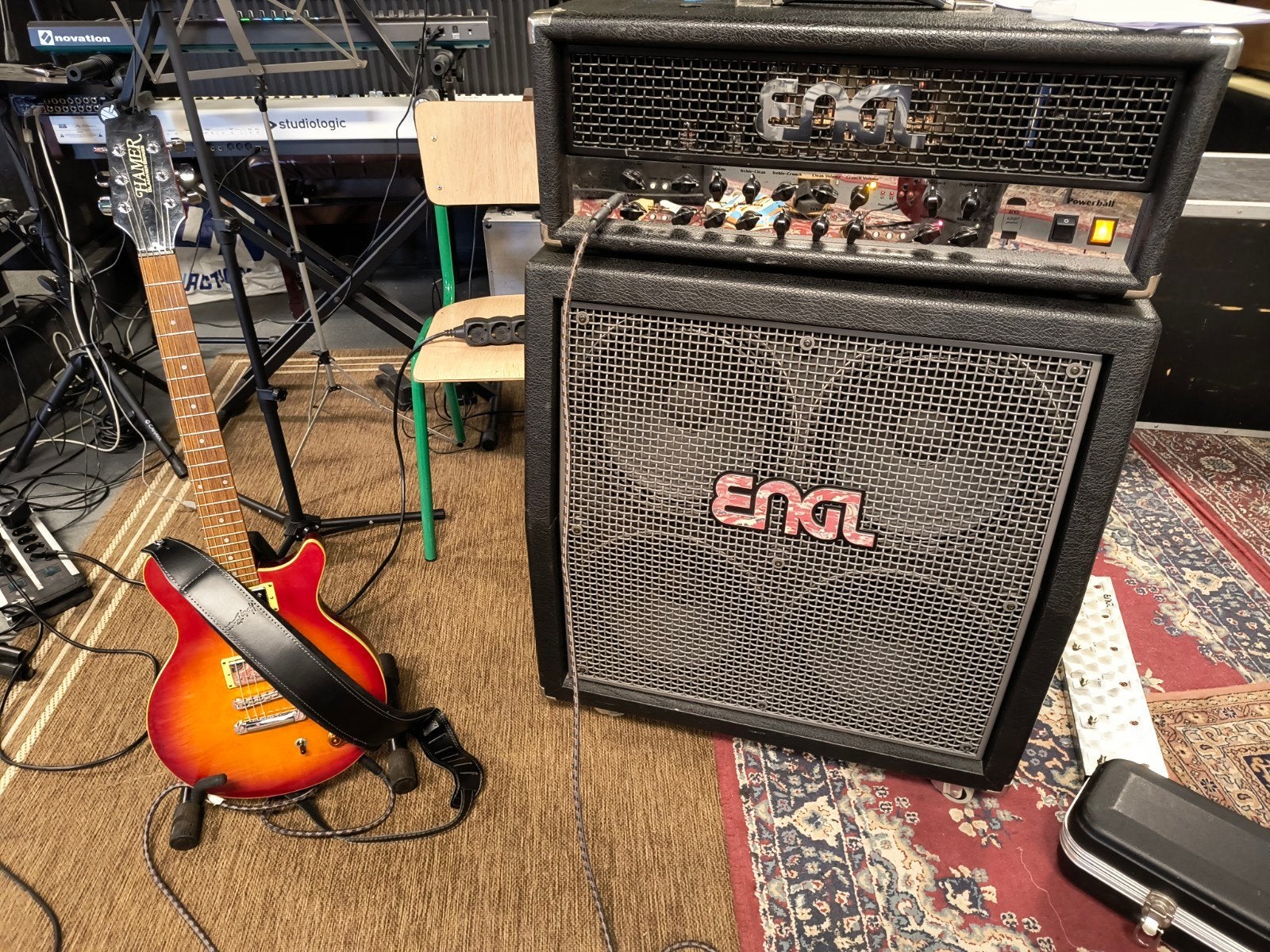Engl Powerball mk1 met Z-5 footswitch, Ophalen of Verzenden, Gebruikt, Gitaar, 100 watt of meer