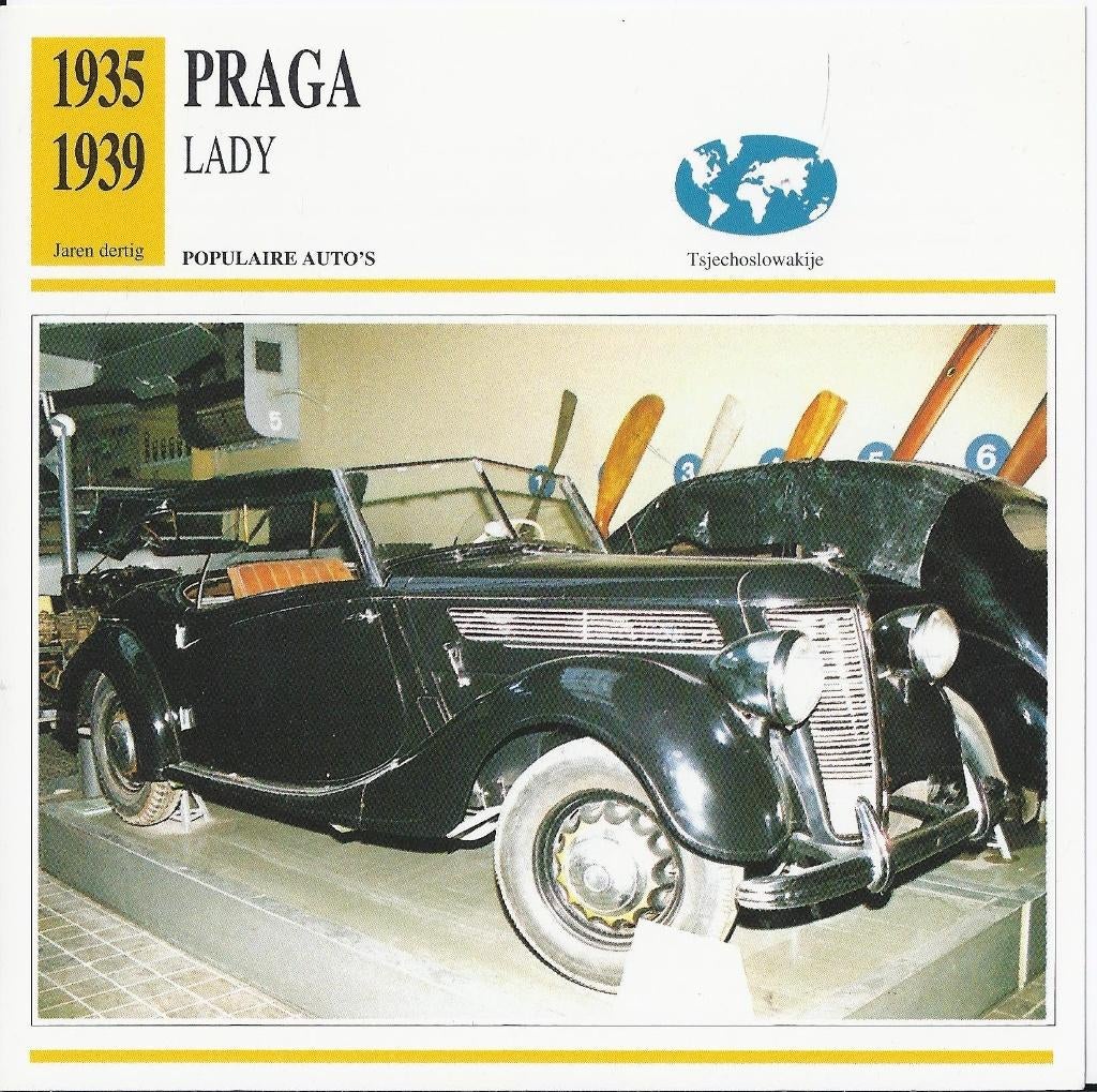 Kw02 autokaart praga lady, Ophalen of Verzenden, Zo goed als nieuw, Auto's