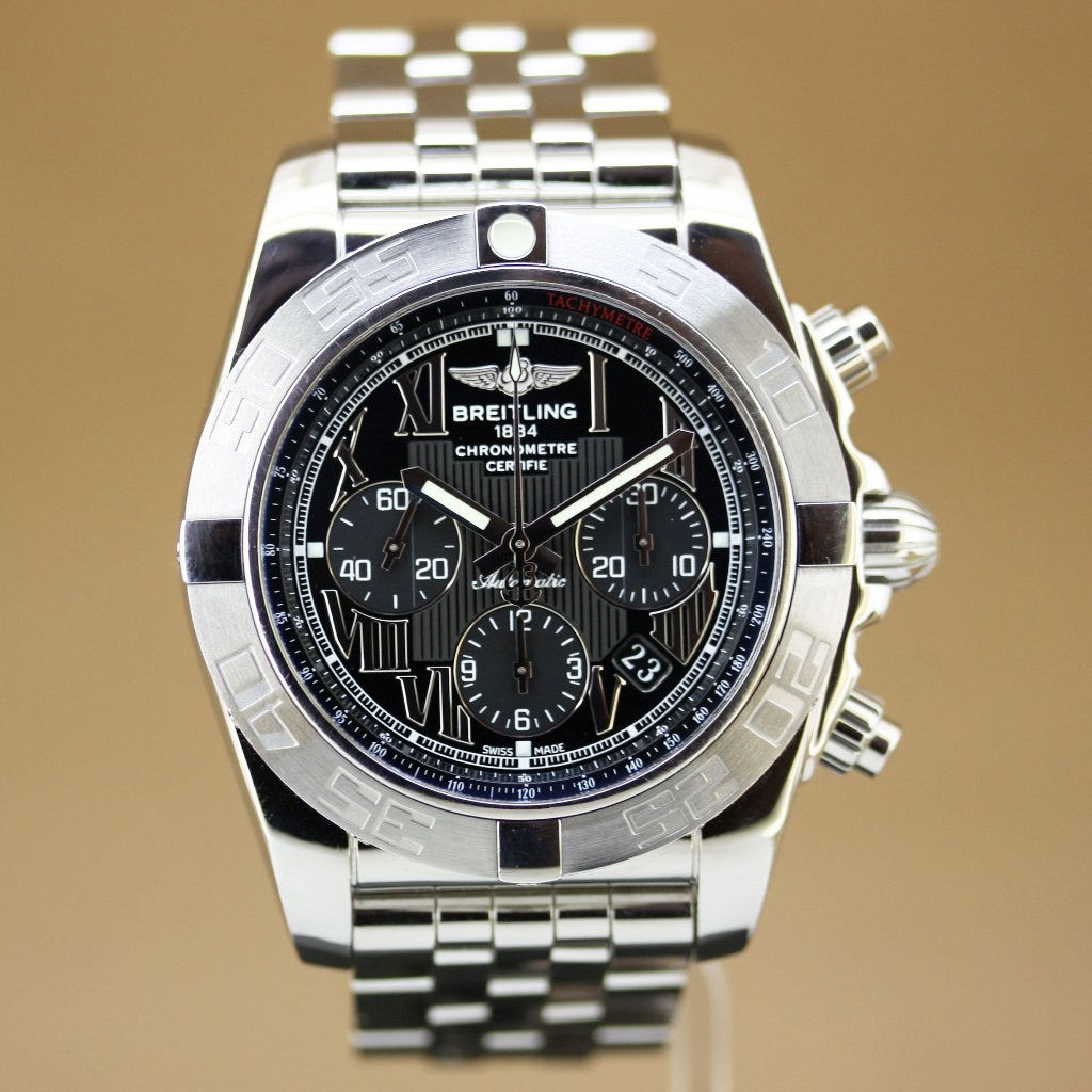 Breitling Chronomat 44 AB0110 2011, Staal, Gebruikt, Staal, Breitling