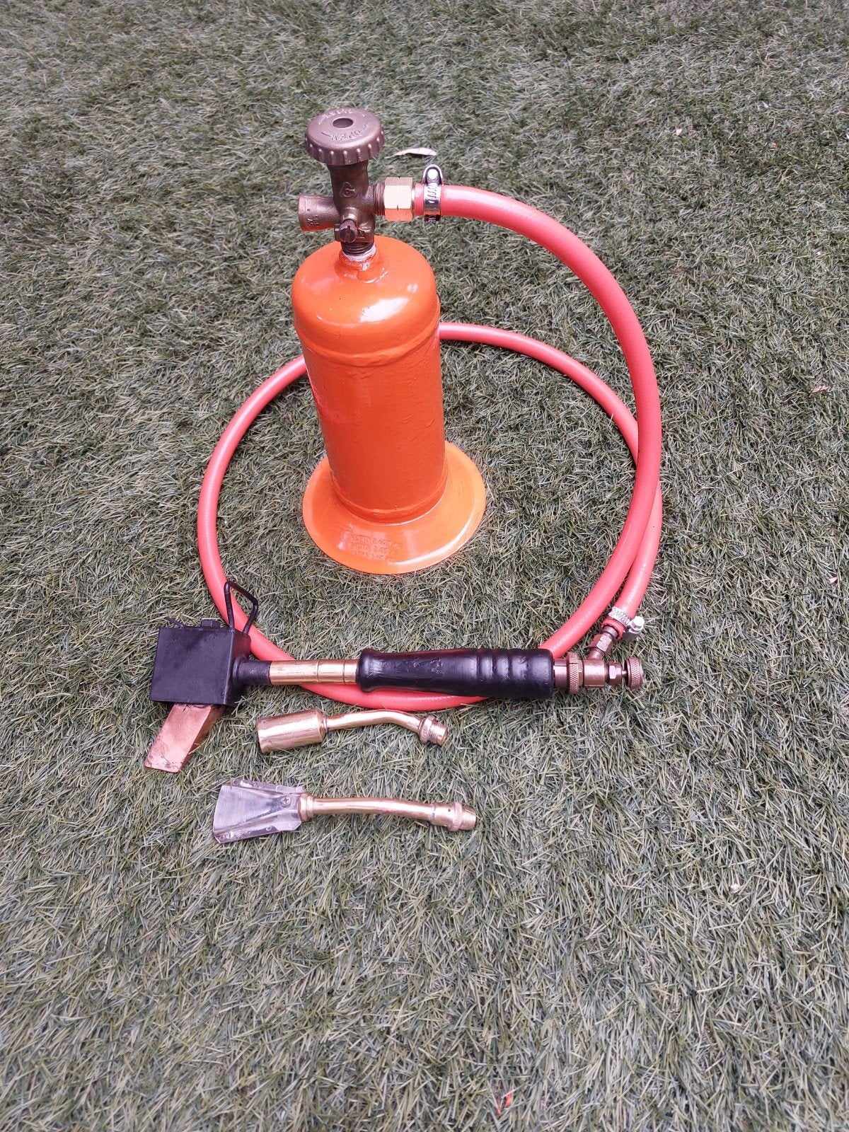 soldeerbrander met extra soldeerbout voor zink en windkap., Ophalen of Verzenden
